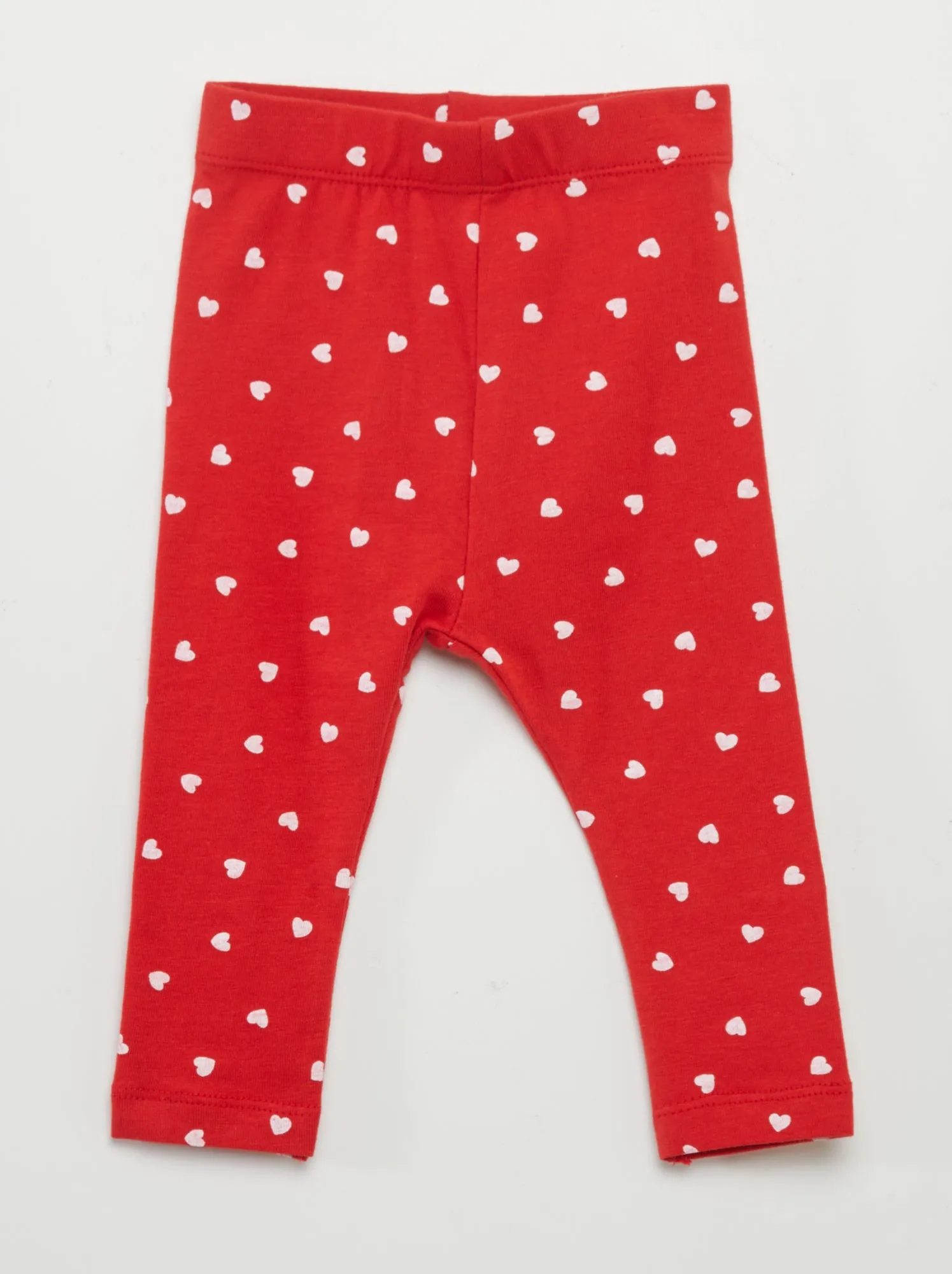 Leggings lunghi eco-sostenibili - ROSSO