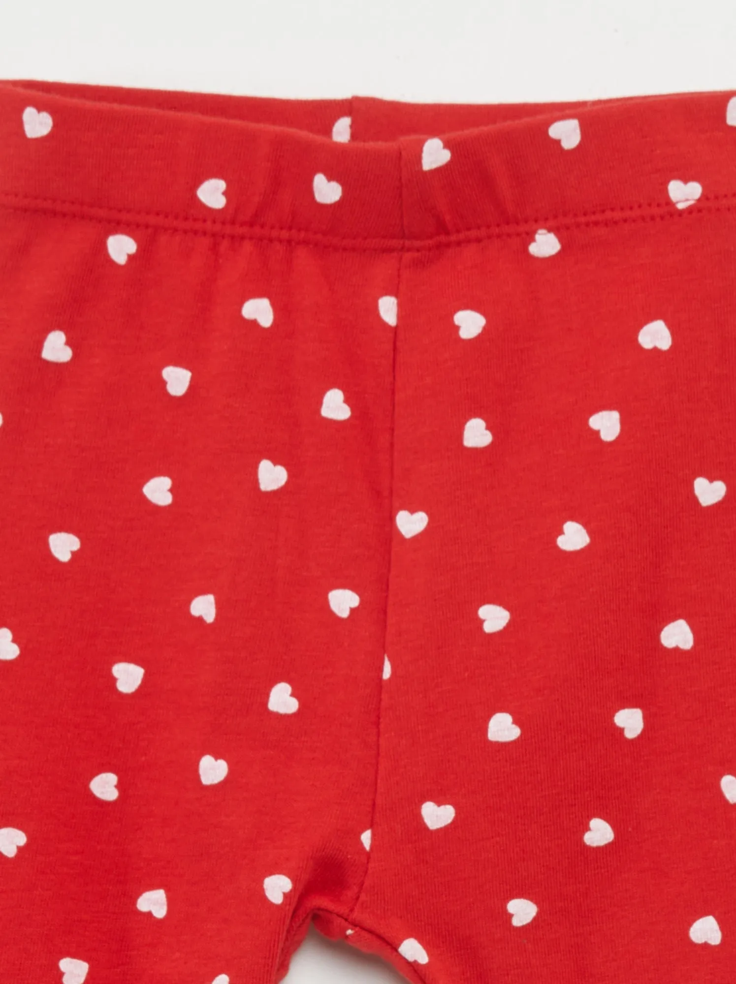 Leggings lunghi eco-sostenibili - ROSSO
