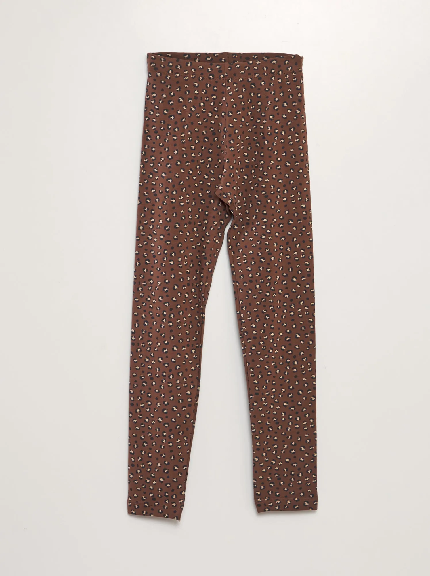 Leggings lunghi stampati - MARRONE