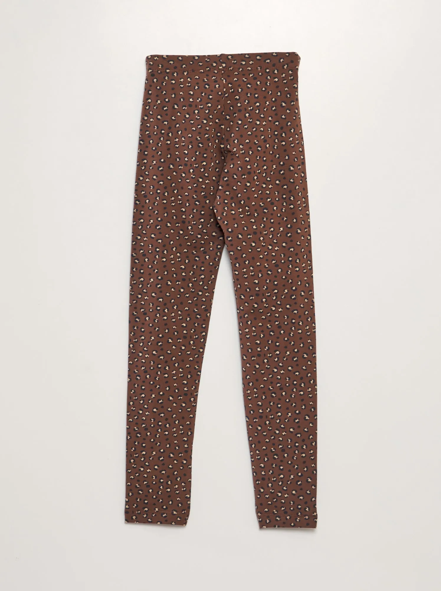 Leggings lunghi stampati - MARRONE