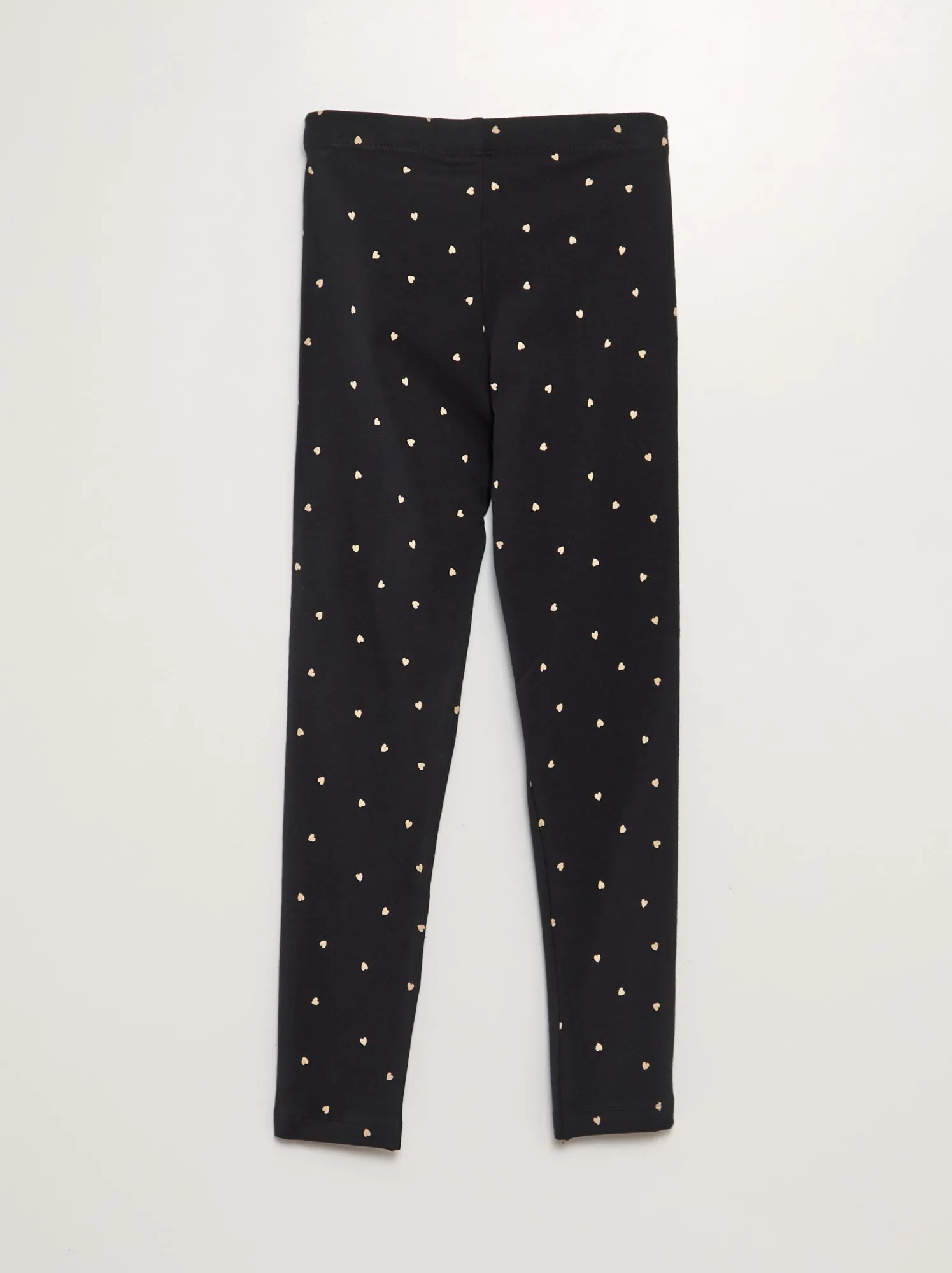 Leggings lunghi stampati - NERO