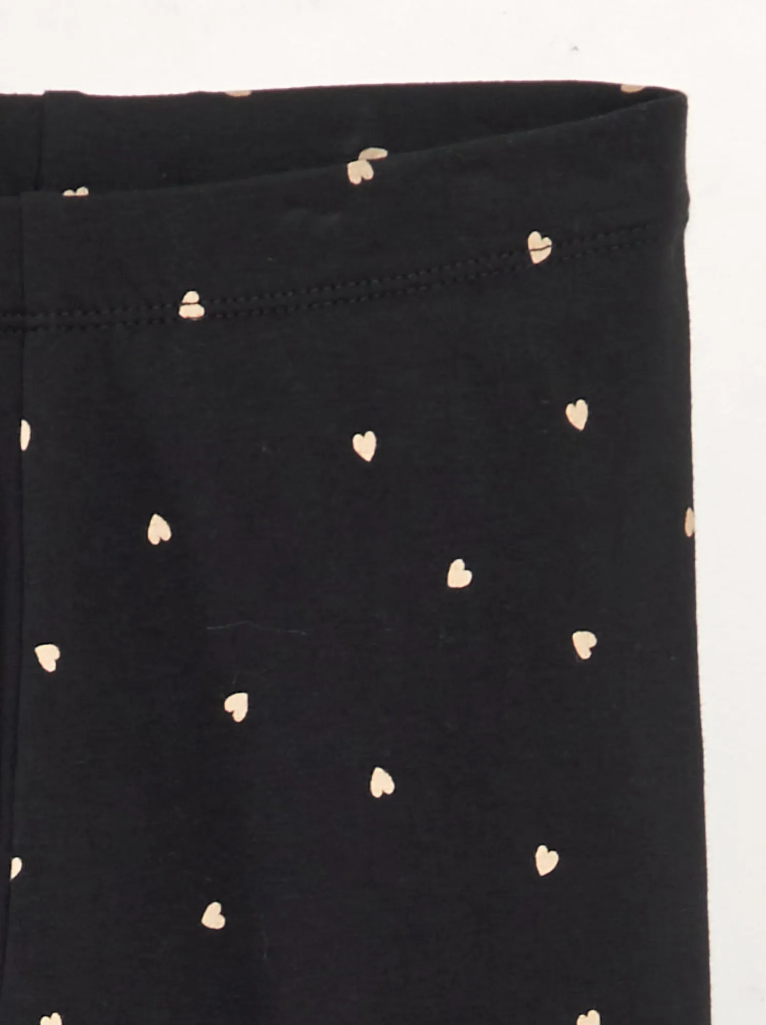 Leggings lunghi stampati - NERO