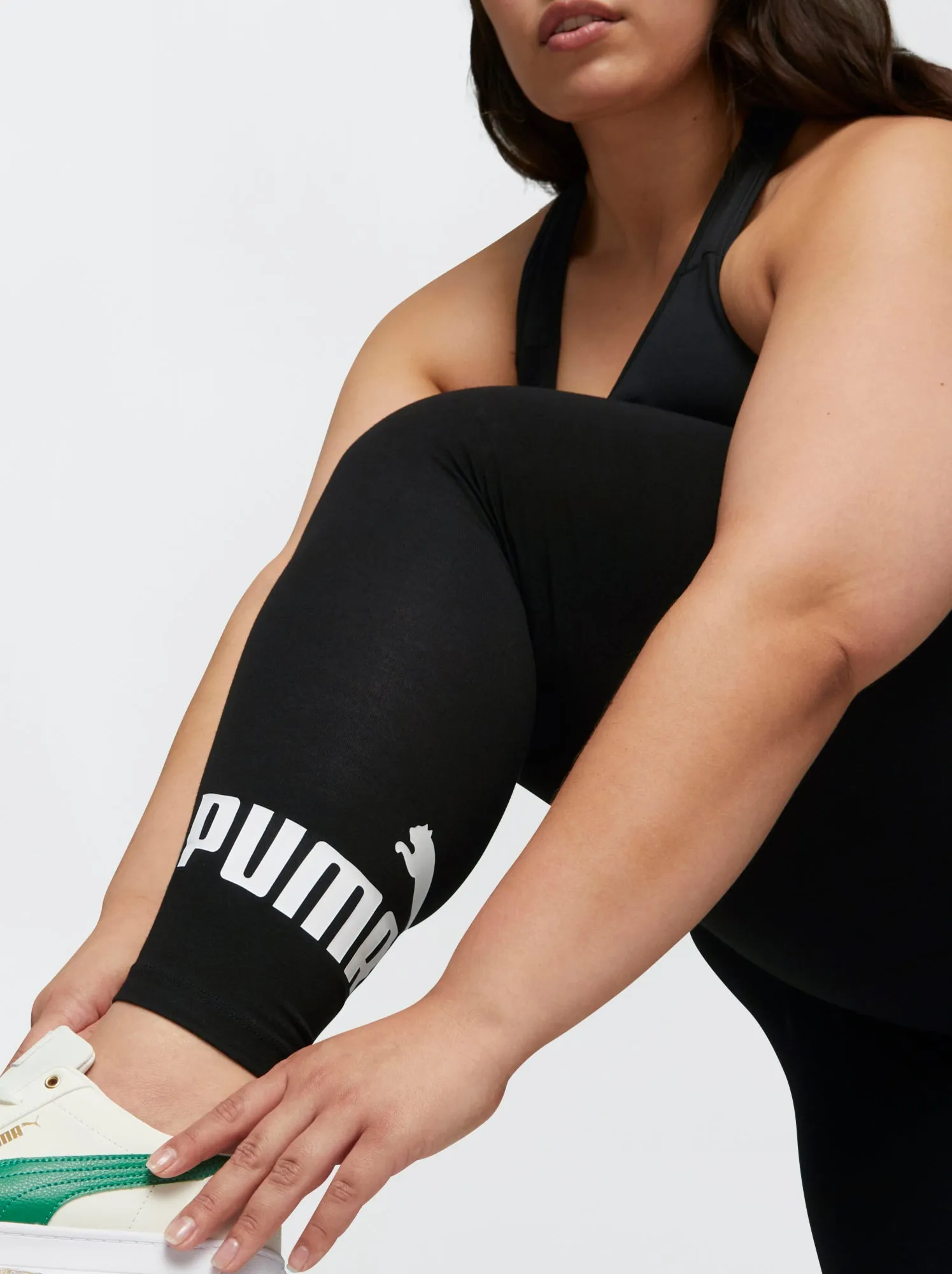 Leggings 'Puma' in tessuto stretch - NERO