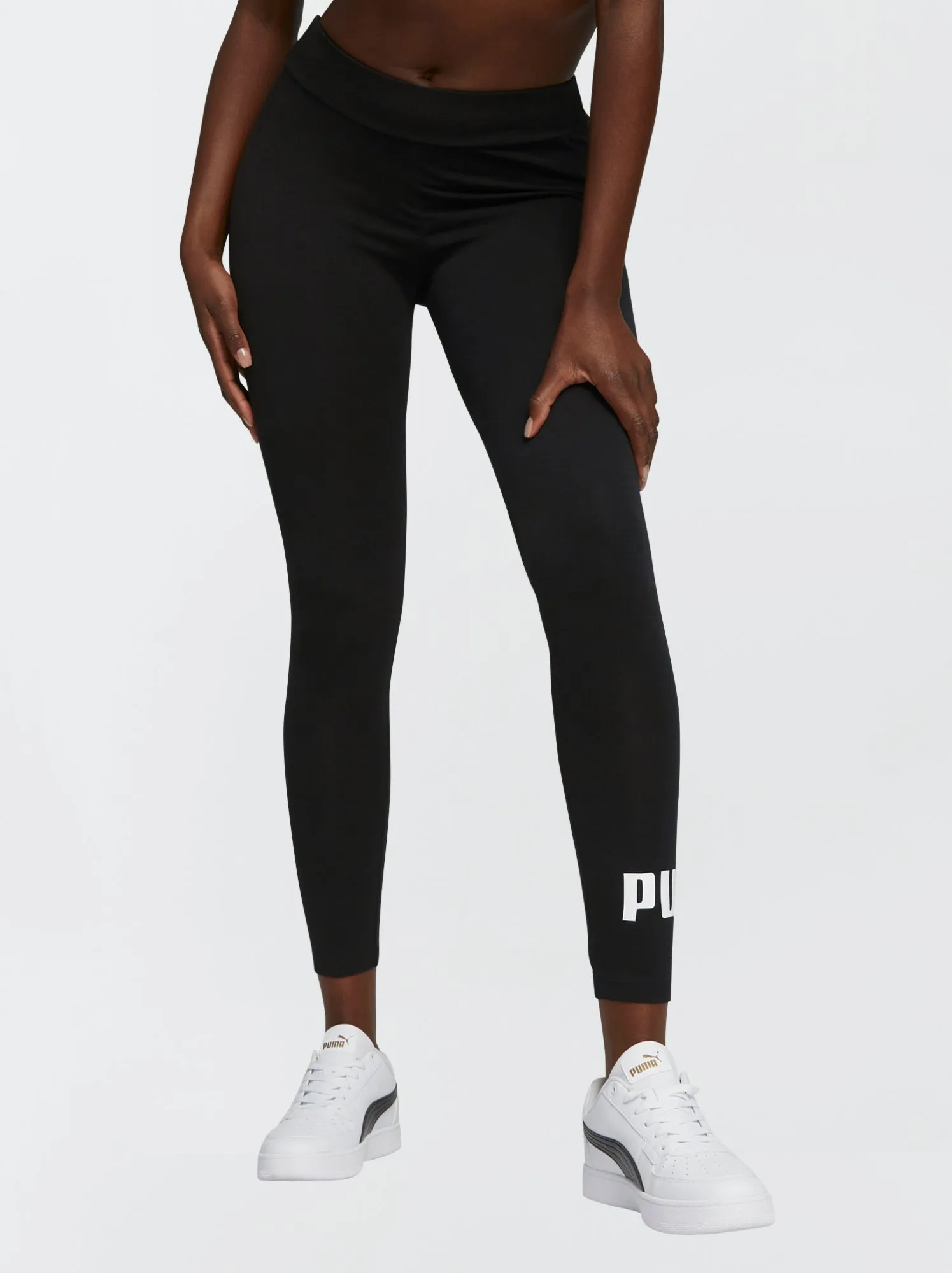 Leggings 'Puma' in tessuto stretch - NERO