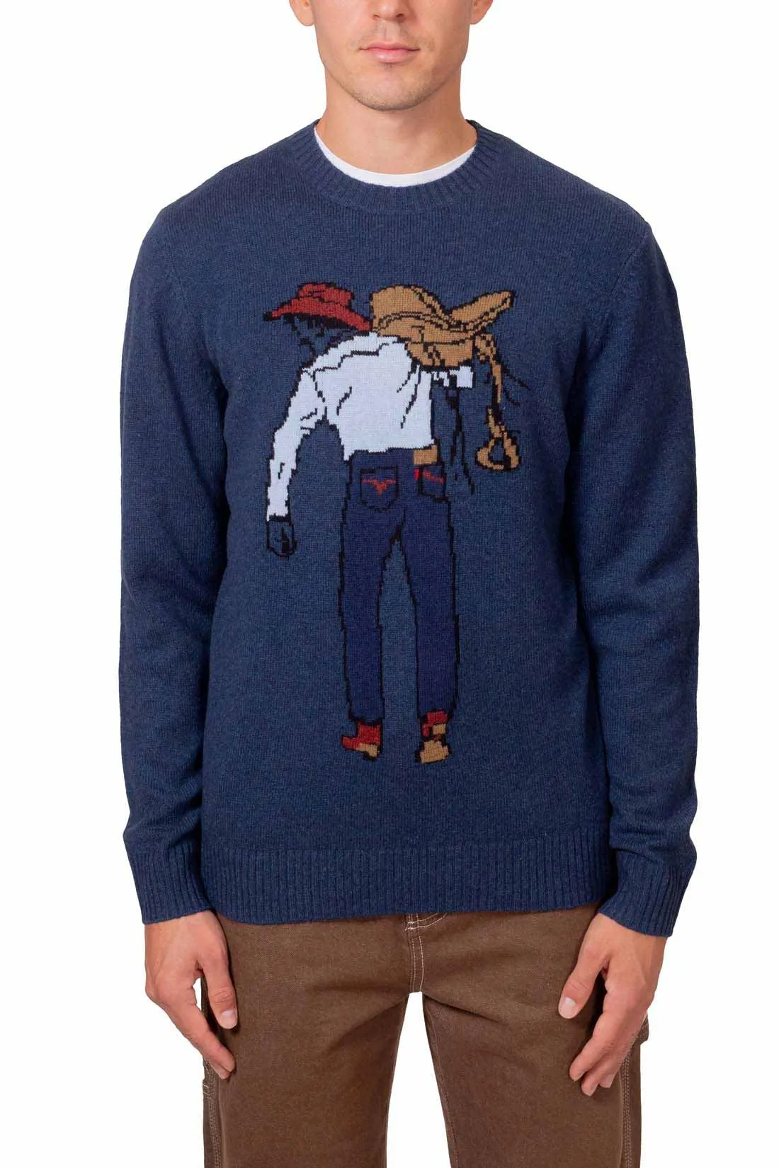LEVI'S Pullover uomo Original Housemark in misto lana
