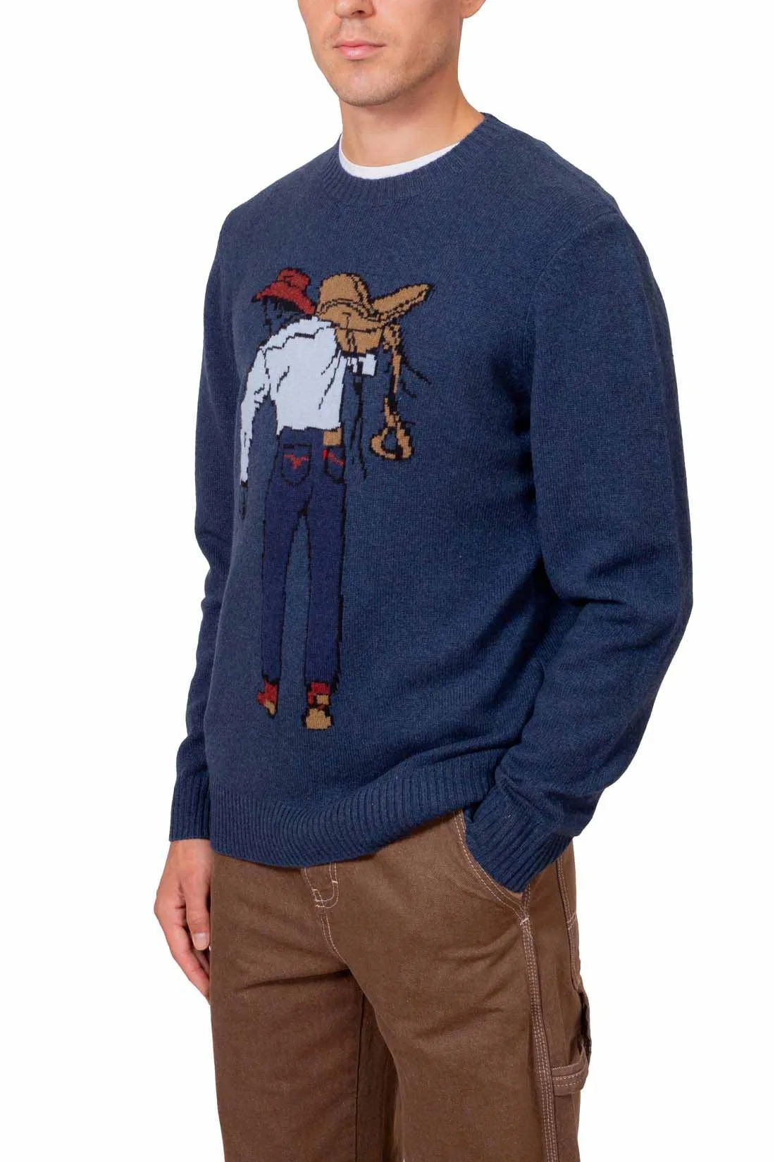 LEVI'S Pullover uomo Original Housemark in misto lana