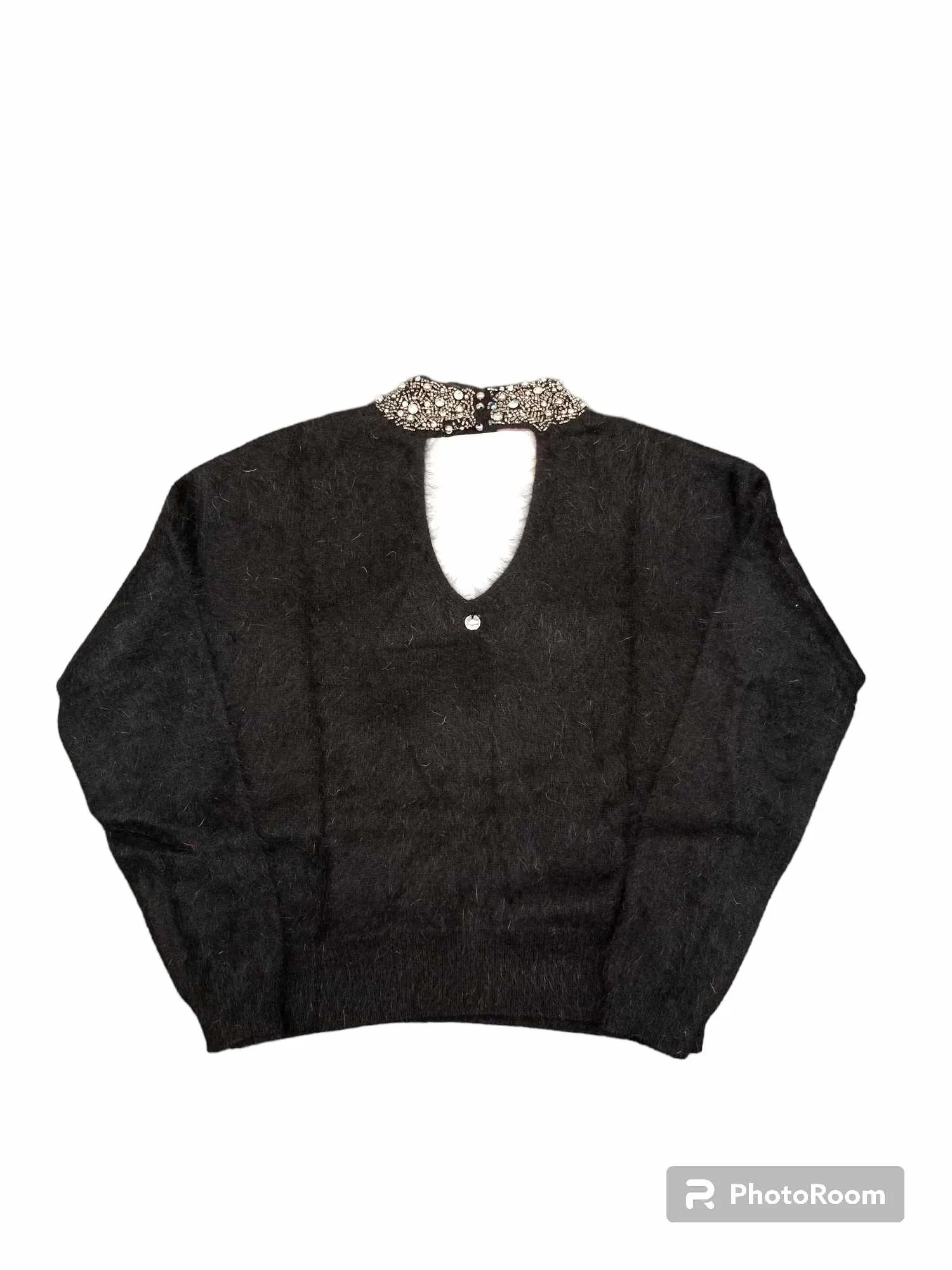LIU JO MILANO Maglia chiusa M/L misto Angora CF3384