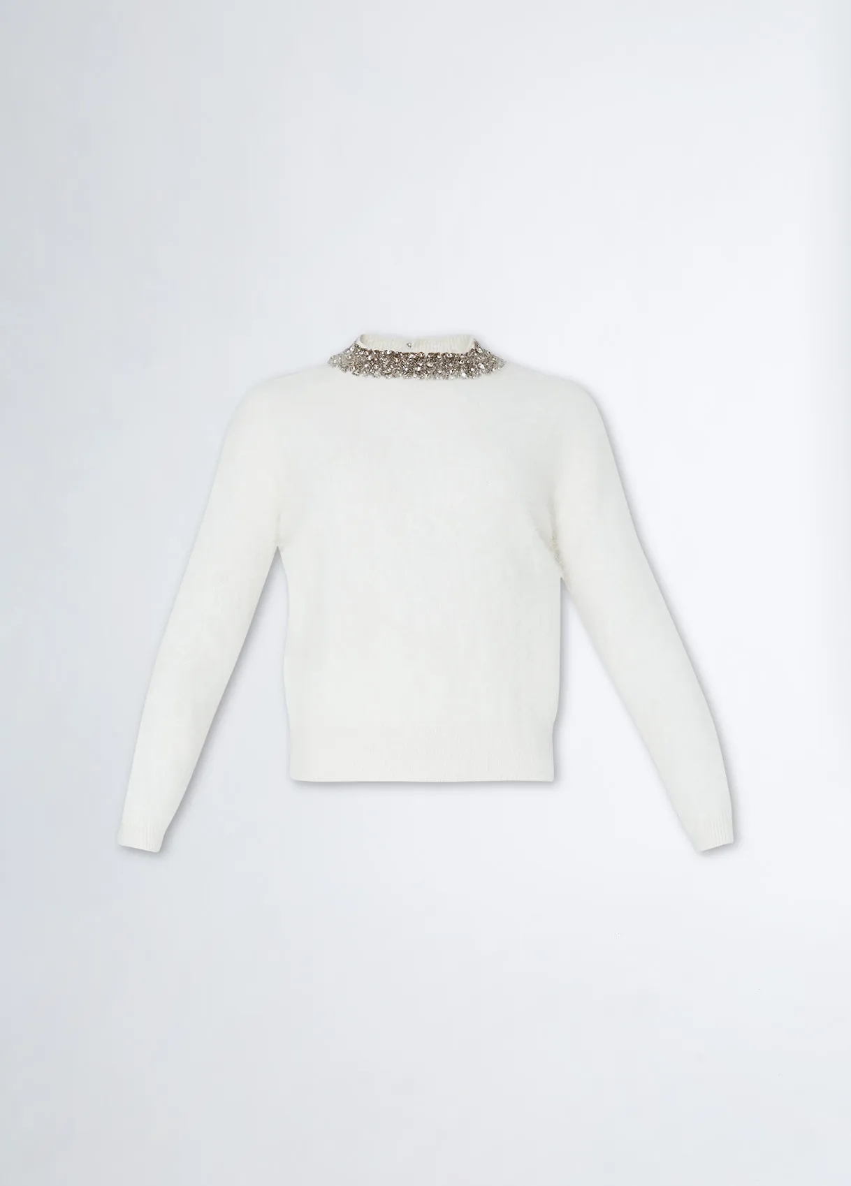 LIU JO MILANO Maglia chiusa M/L misto Angora CF3384
