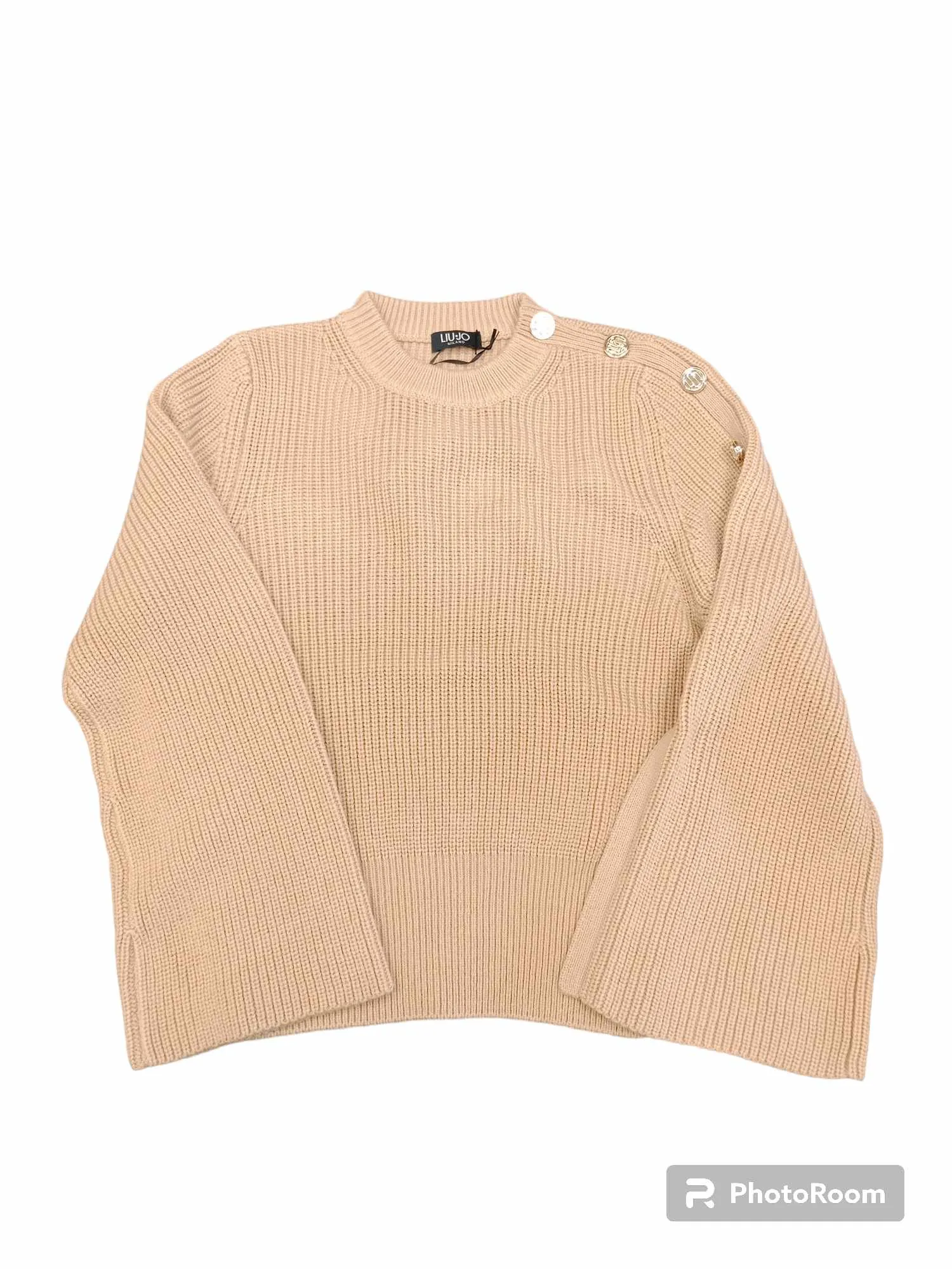 LIU JO MILANO Maglia donna inglese con bottone MAGLIA GIOIELLO CF3040