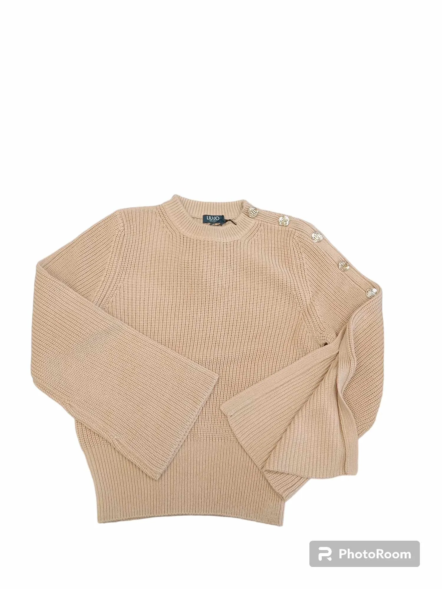 LIU JO MILANO Maglia donna inglese con bottone MAGLIA GIOIELLO CF3040