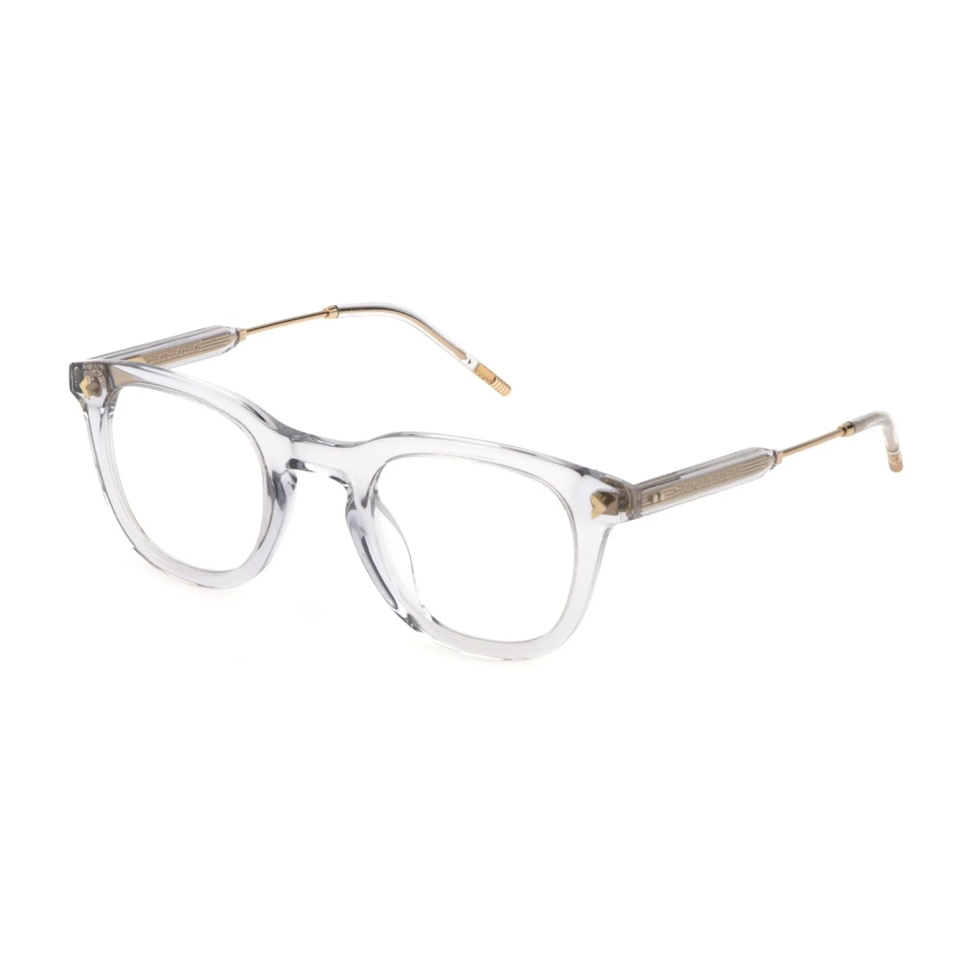   Lozza VL4312 Sorrento 3 06A7 Grigio Trasparente Lucido | Occhiale Da Vista Unisex 