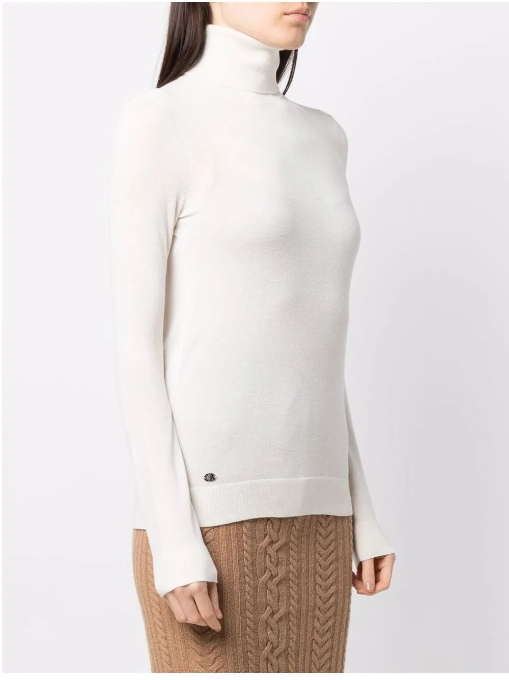 MAGLIA A COLLO ALTO CON LOGO