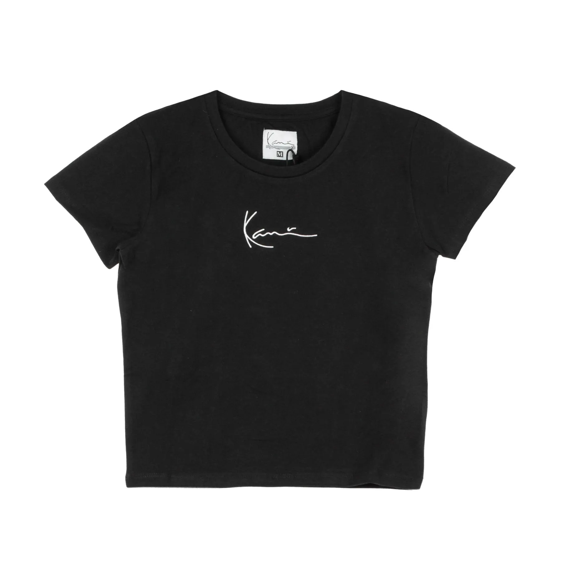 Maglietta Corta Donna Signature Short Tee Black/white