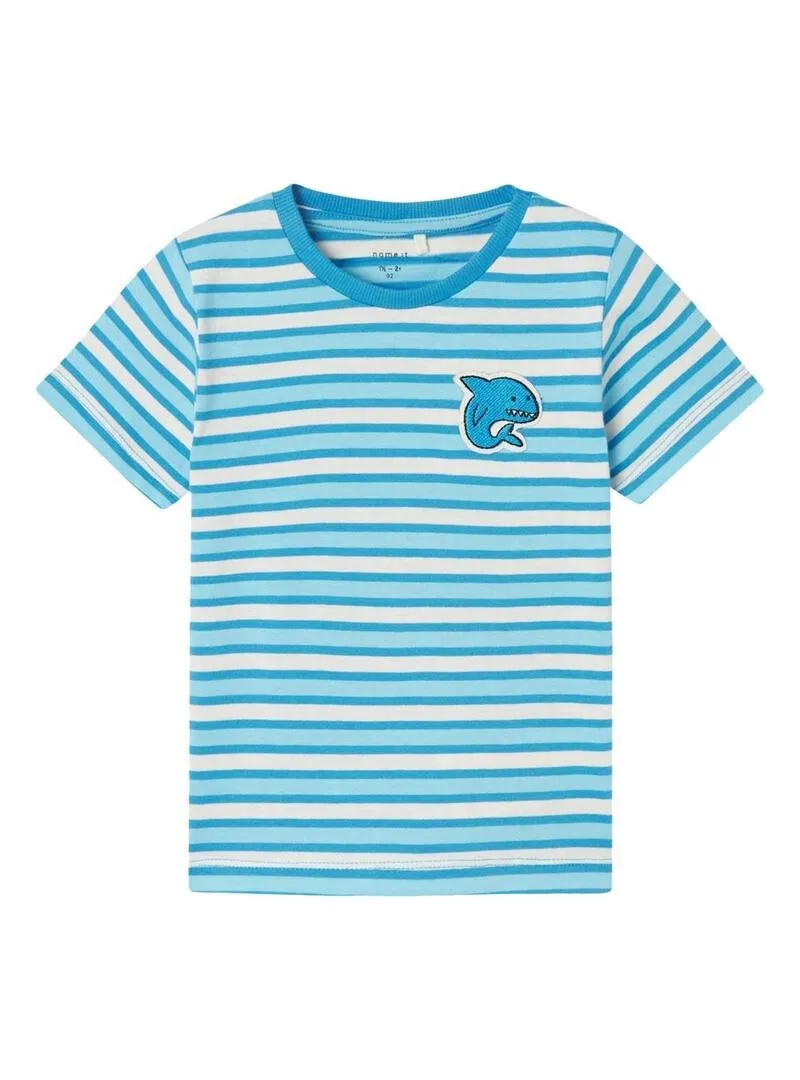 Maglietta Name It Dike Blu per Bambino