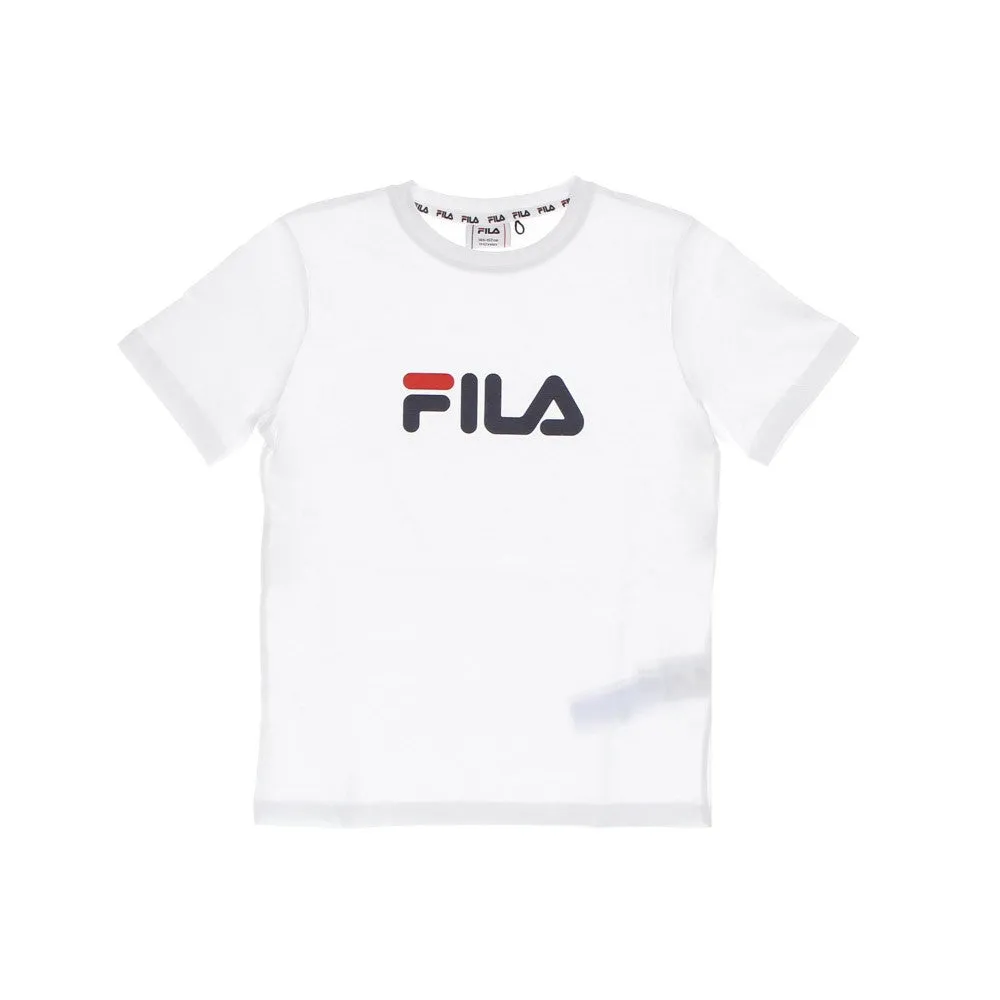 Maglietta Ragazzo Solberg Classic Logo Tee Bright White
