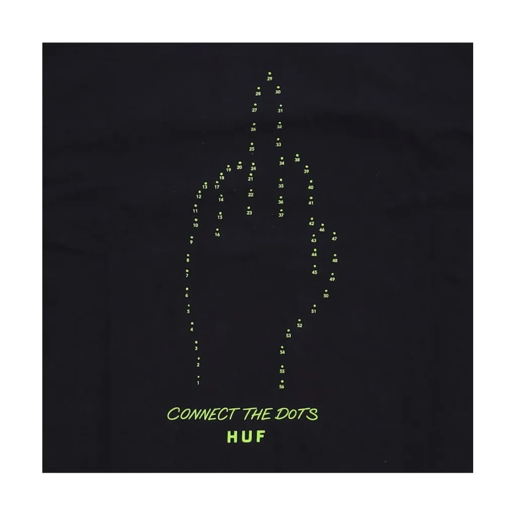 maglietta uomo connect the dots tee BLACK