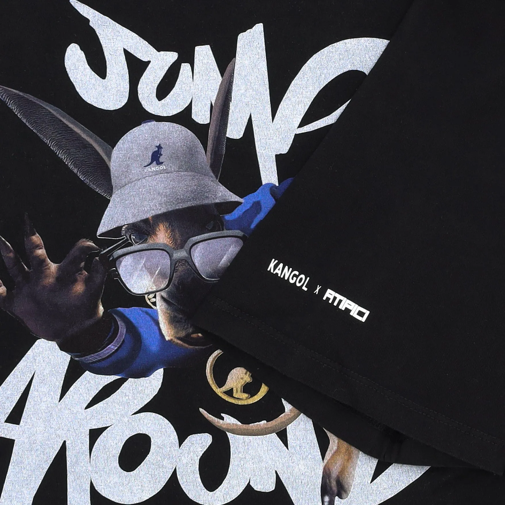 Maglietta Uomo Jump Around Tee X Atipici Black