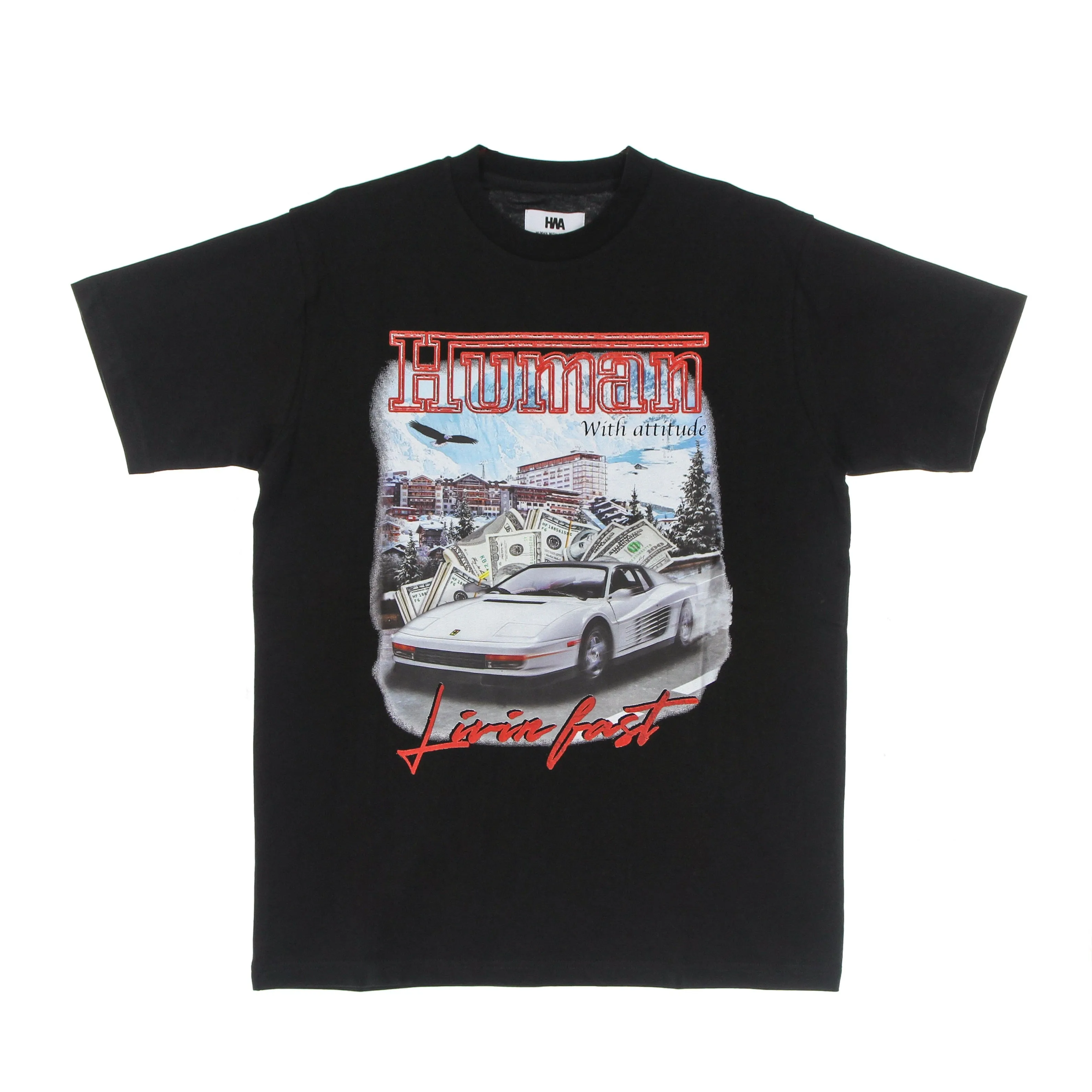 Maglietta Uomo Livin Fast Tee White