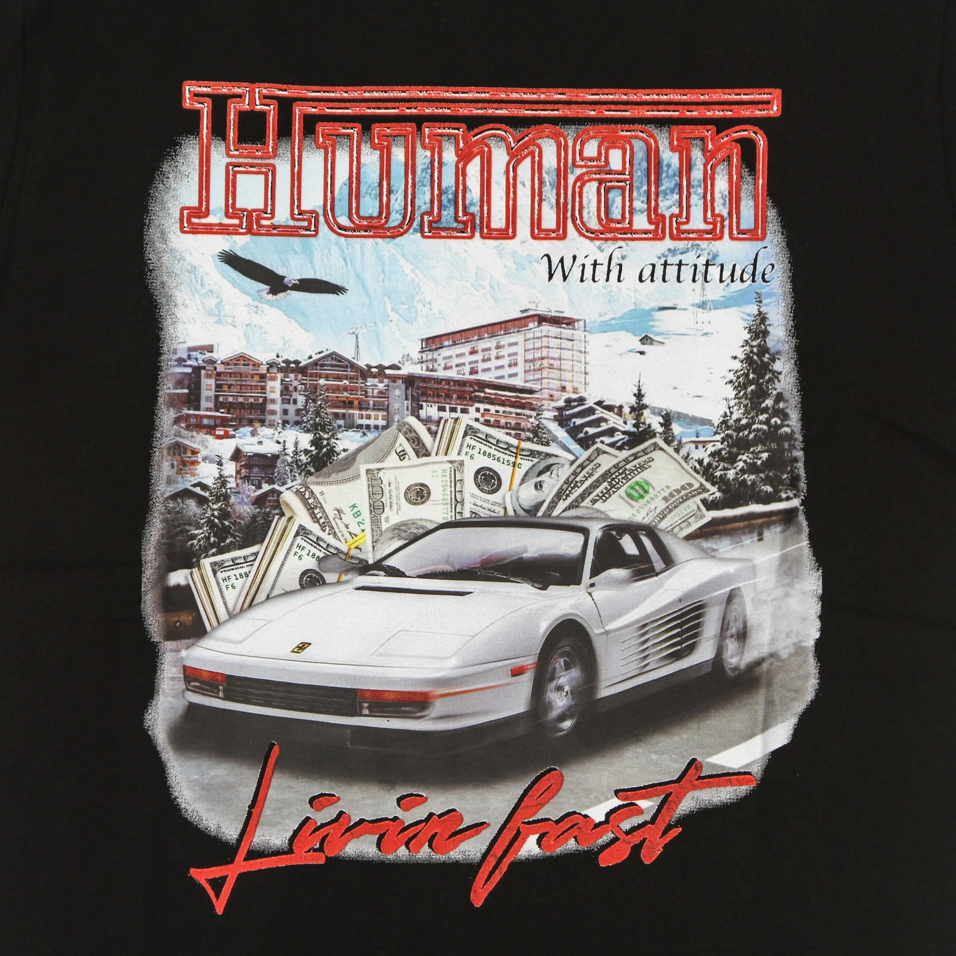 Maglietta Uomo Livin Fast Tee White