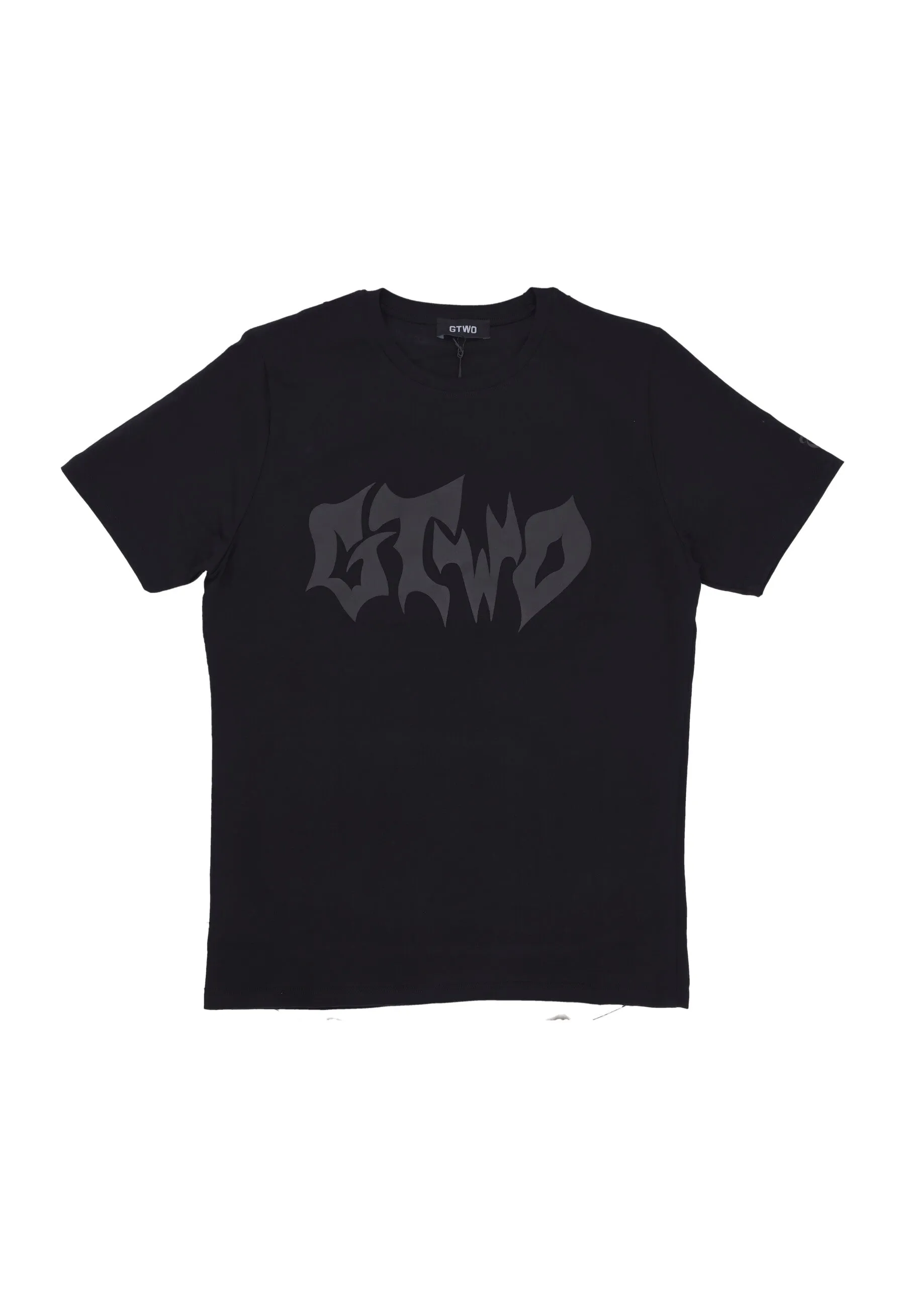 Maglietta Uomo Script Logo Tee Black