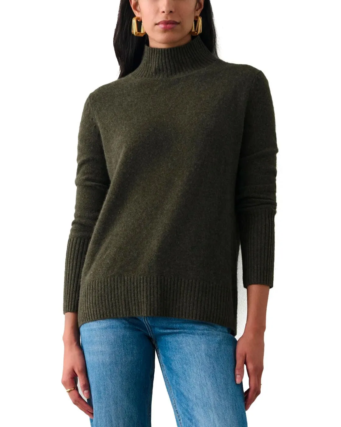 Maglione cashmere verde