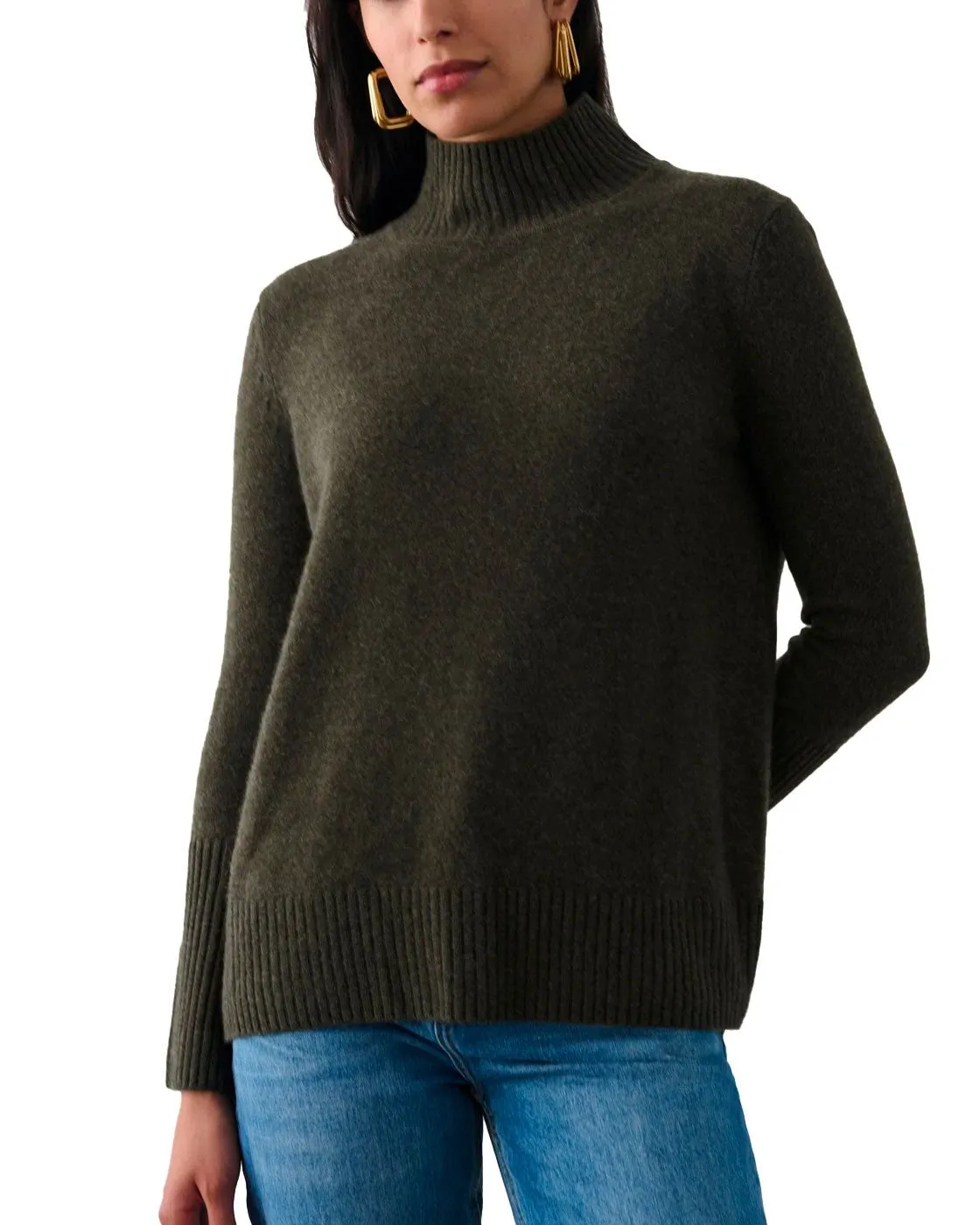 Maglione cashmere verde