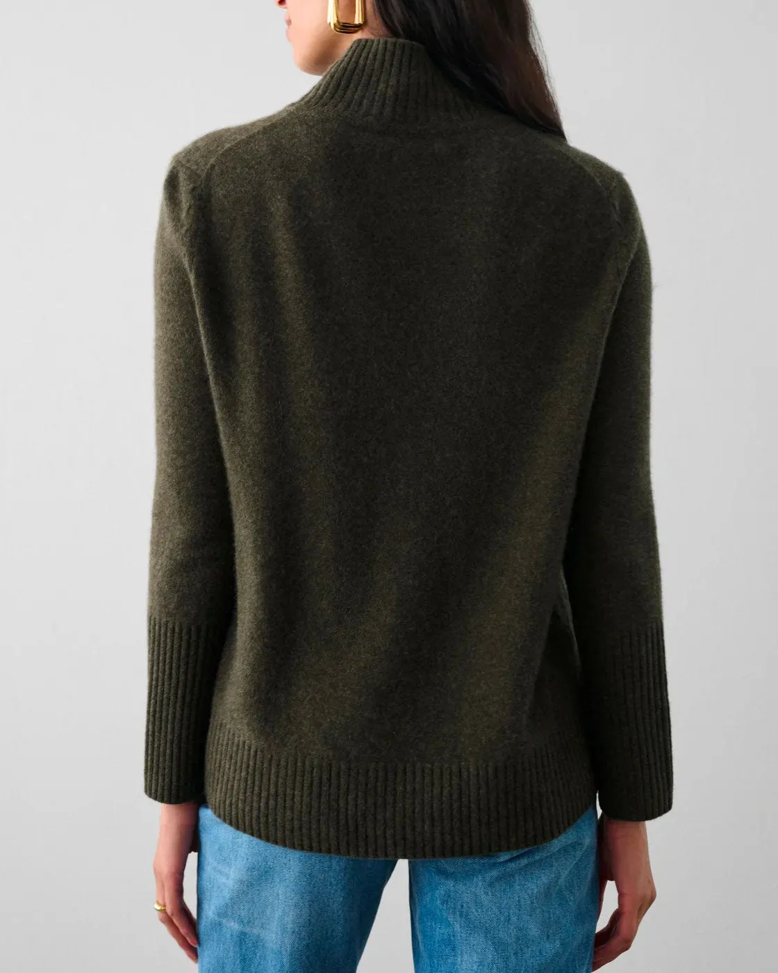 Maglione cashmere verde