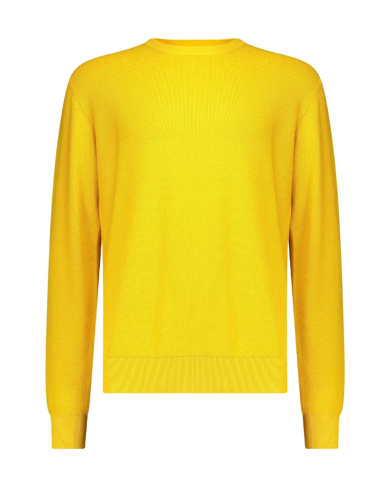 Maglione cotone giallo