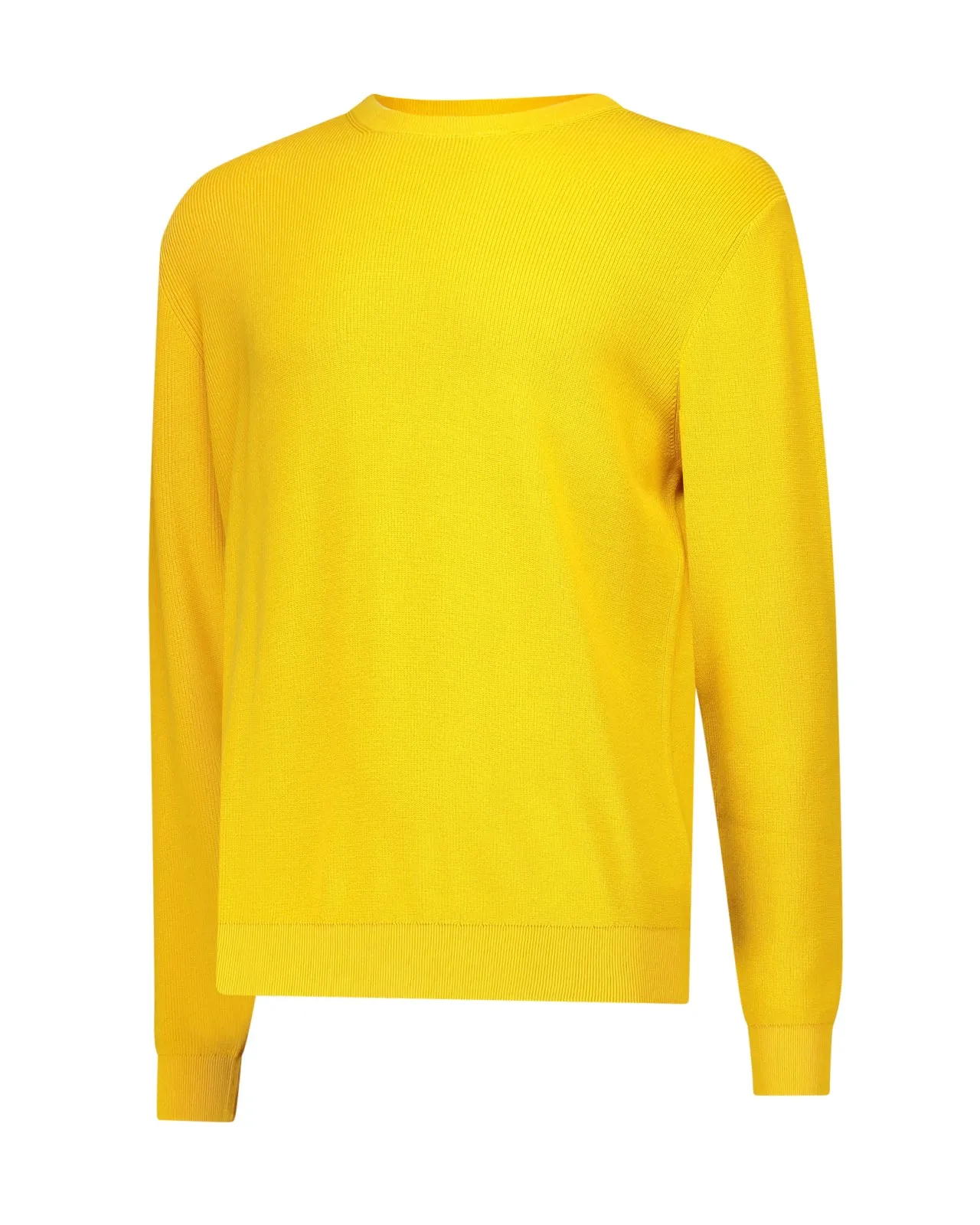 Maglione cotone giallo