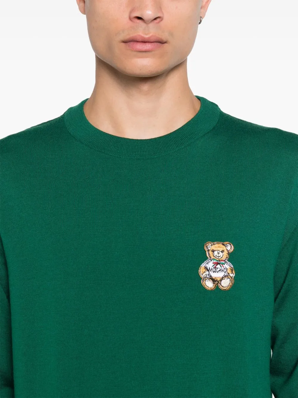 Maglione Moschino con motivo orsacchiotto