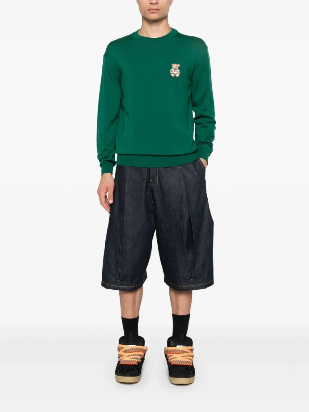 Maglione Moschino con motivo orsacchiotto