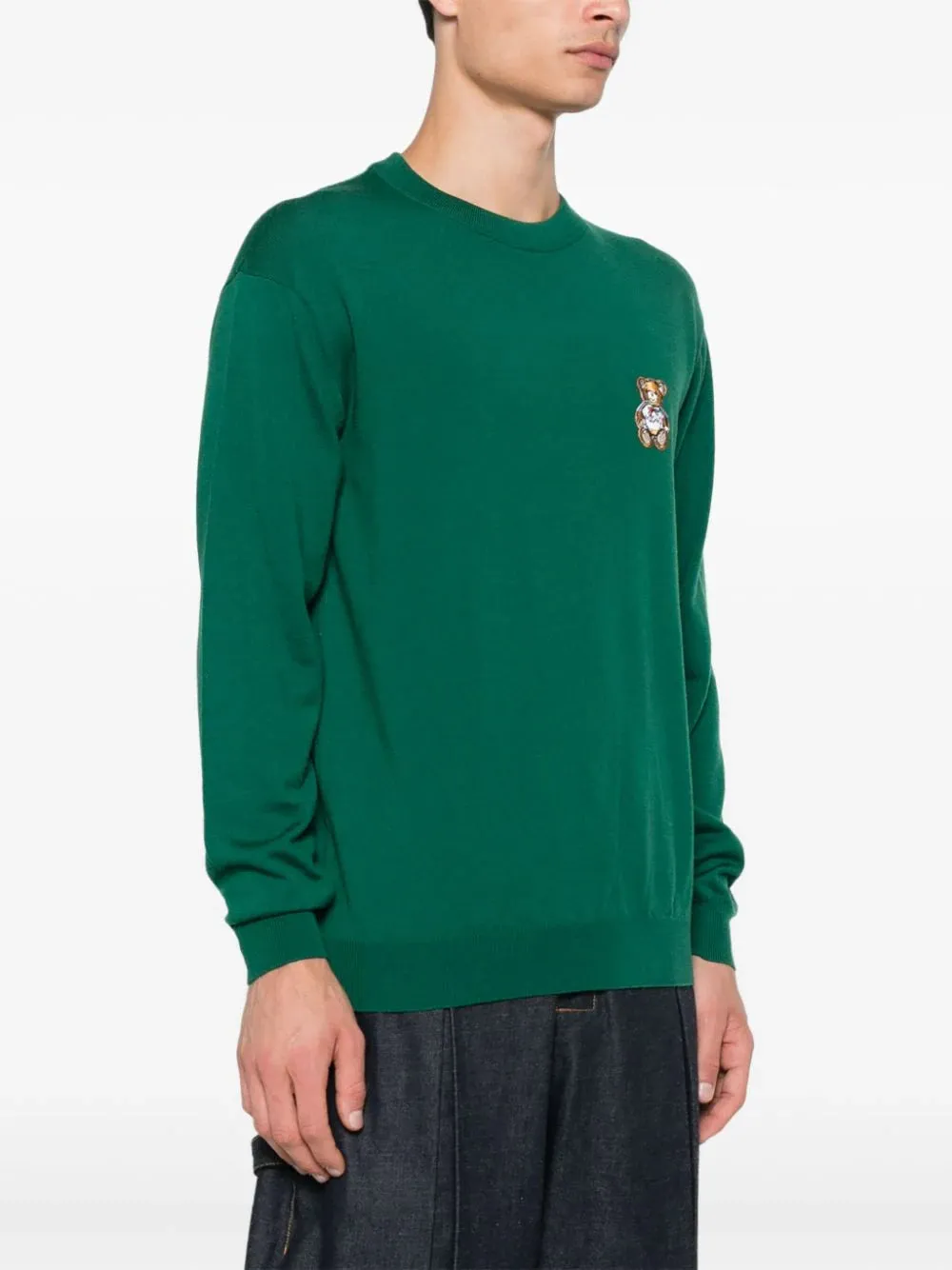 Maglione Moschino con motivo orsacchiotto