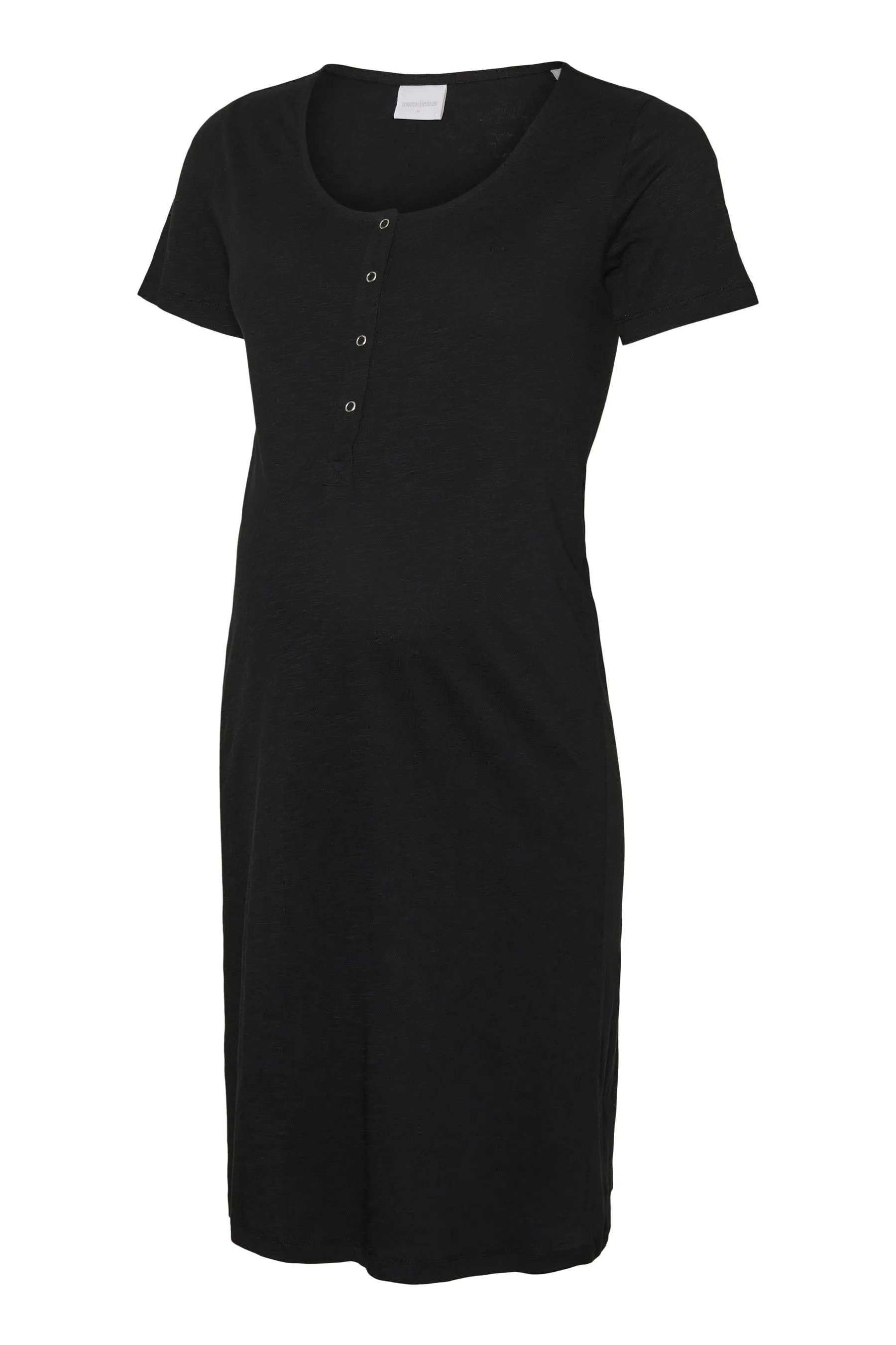 Mamalicious Maternity - Camicia da notte comoda con bottoni e funzione per l'allattamento