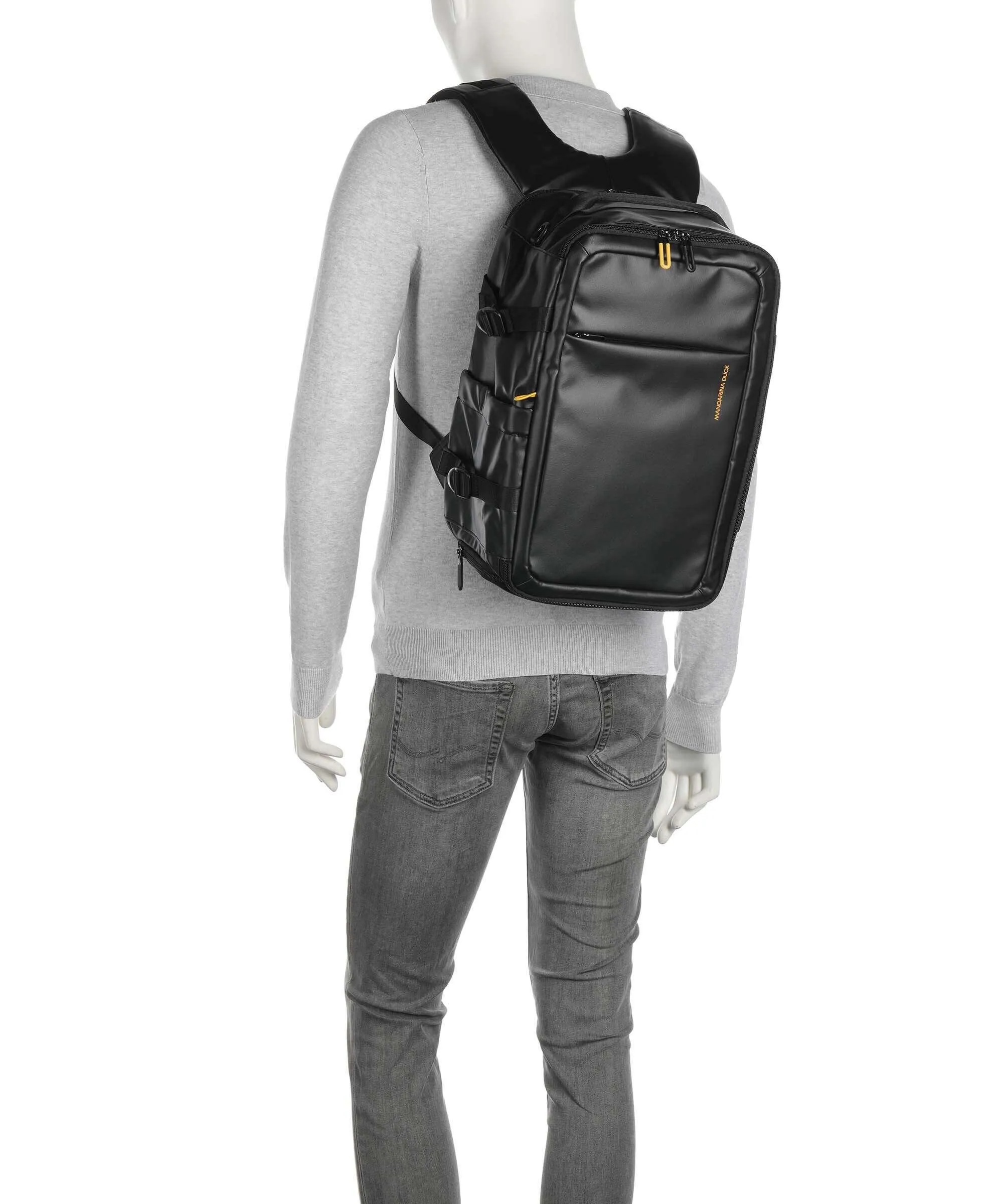  Mandarina Duck Eco Coated Zaino 13″ poliestere nero  