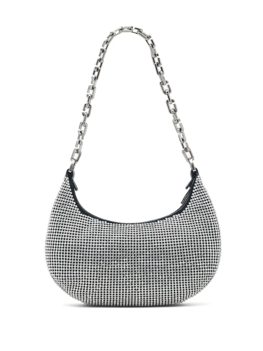 Marc Jacobs Borsa Argento Donna a spalla Curve piccola con strass