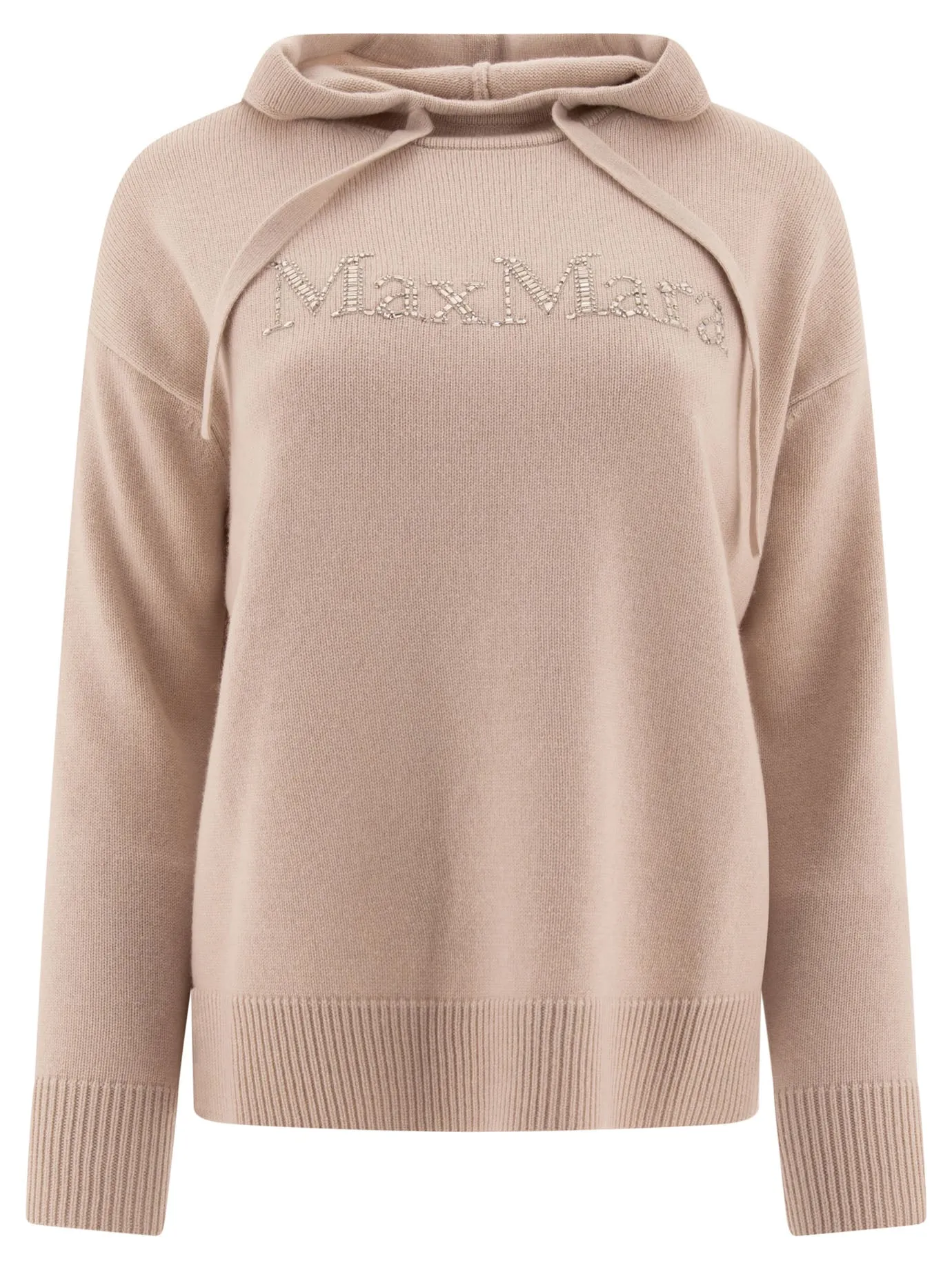 Max Mara S Gorizia con cappuccio in maglia in lana e cashmere