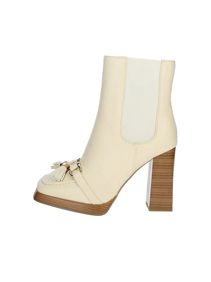 Menbur  STIVALETTI TACCO 24459 BEIGE