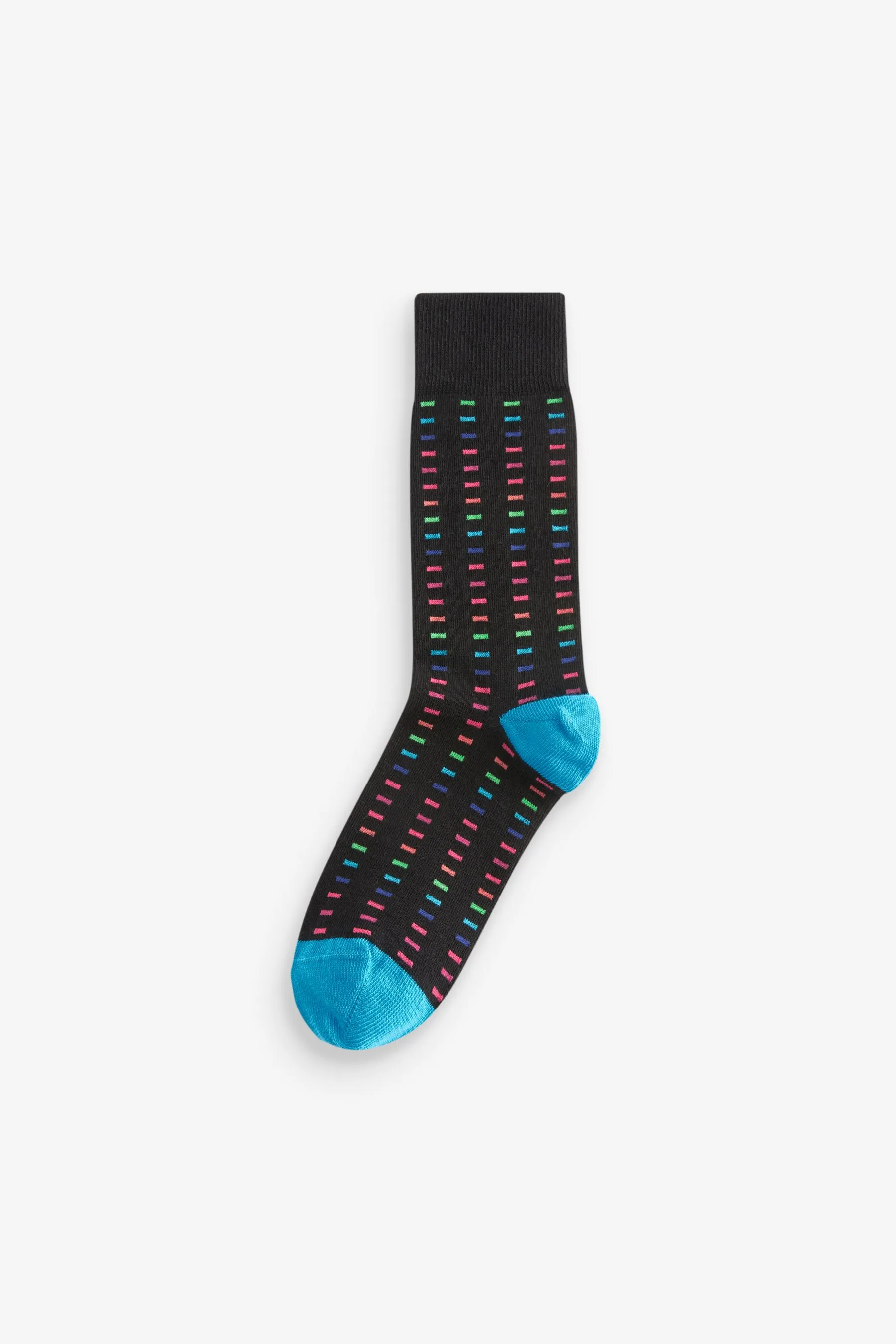 Mens Cotton Rich Black Socks    