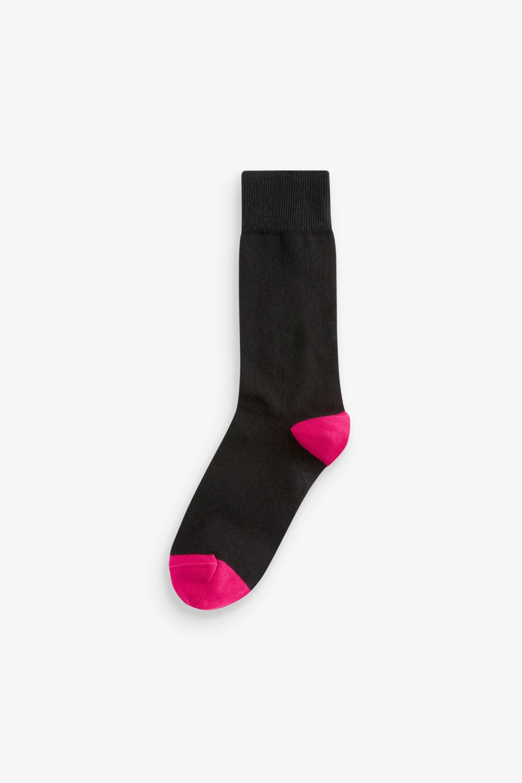 Mens Cotton Rich Black Socks    