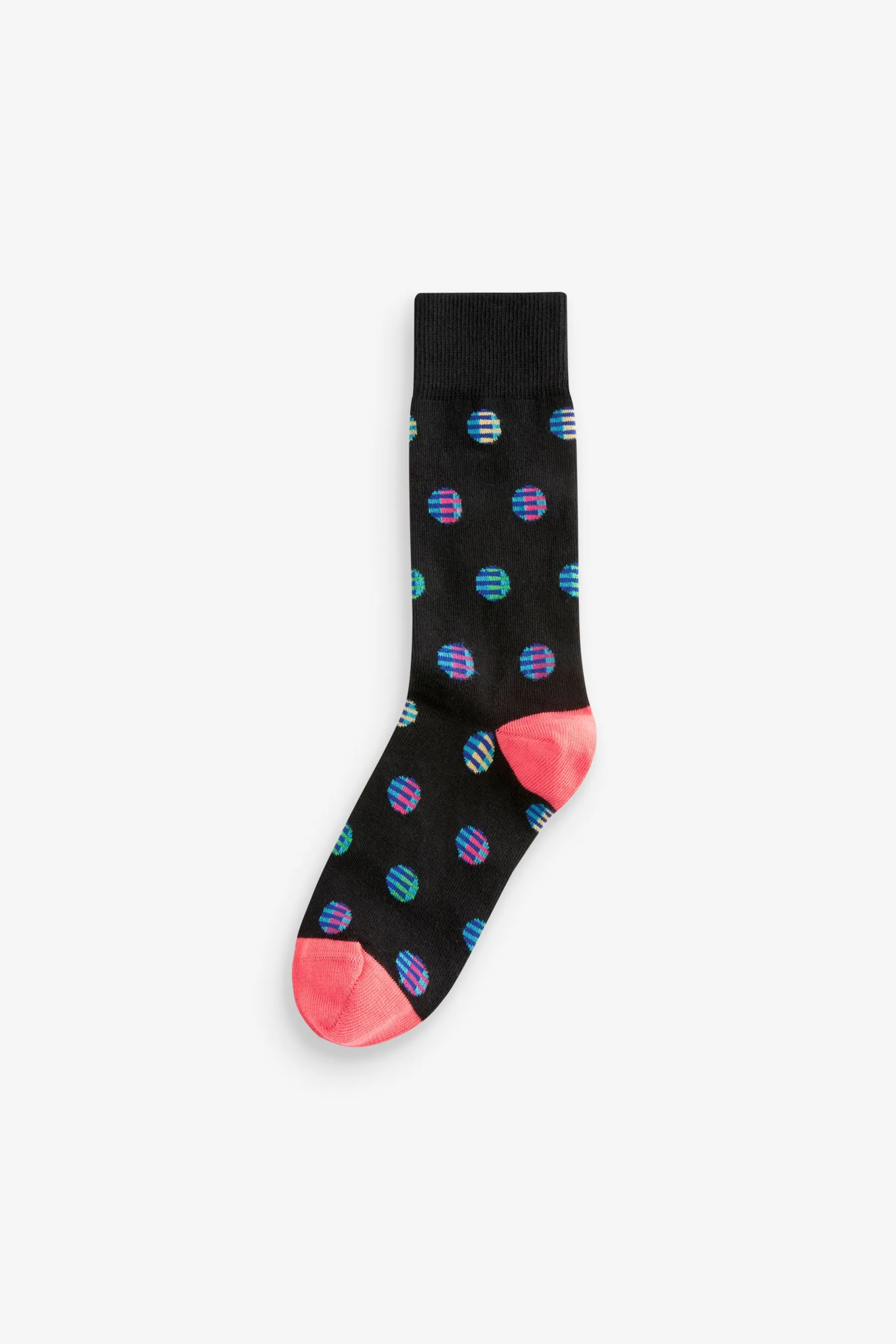 Mens Cotton Rich Black Socks    