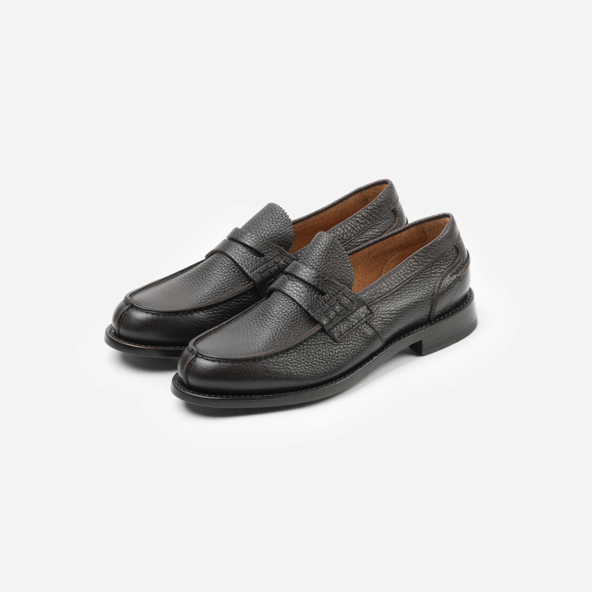 Mocassino penny in pelle