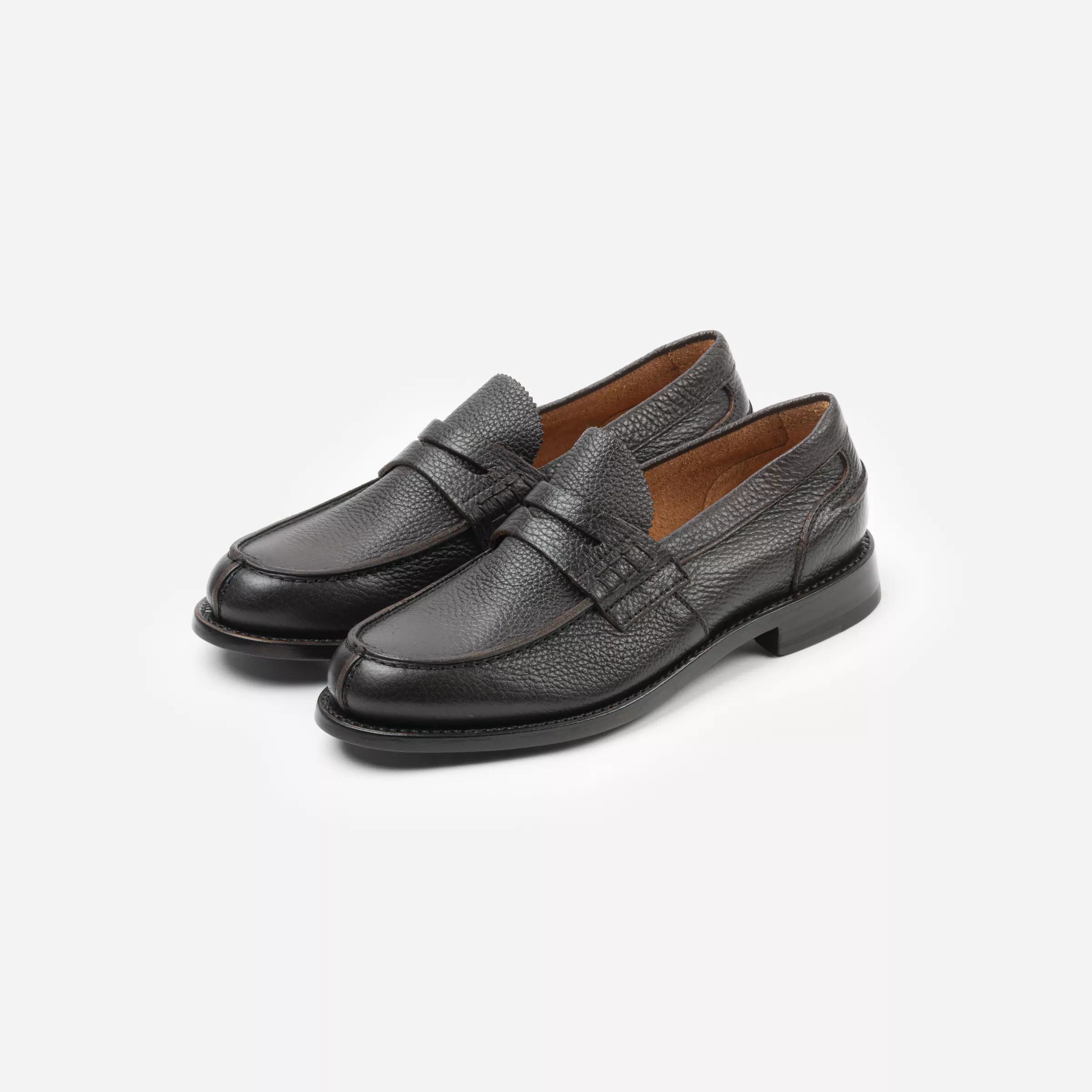 Mocassino penny in pelle