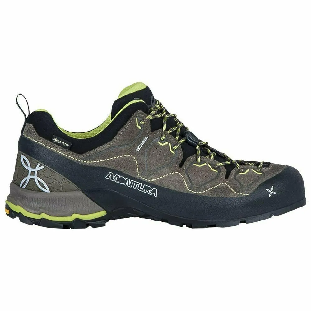 Montura Yaru Gore Tex Castoro/Verde - Scarpa Uomo Impermeabile