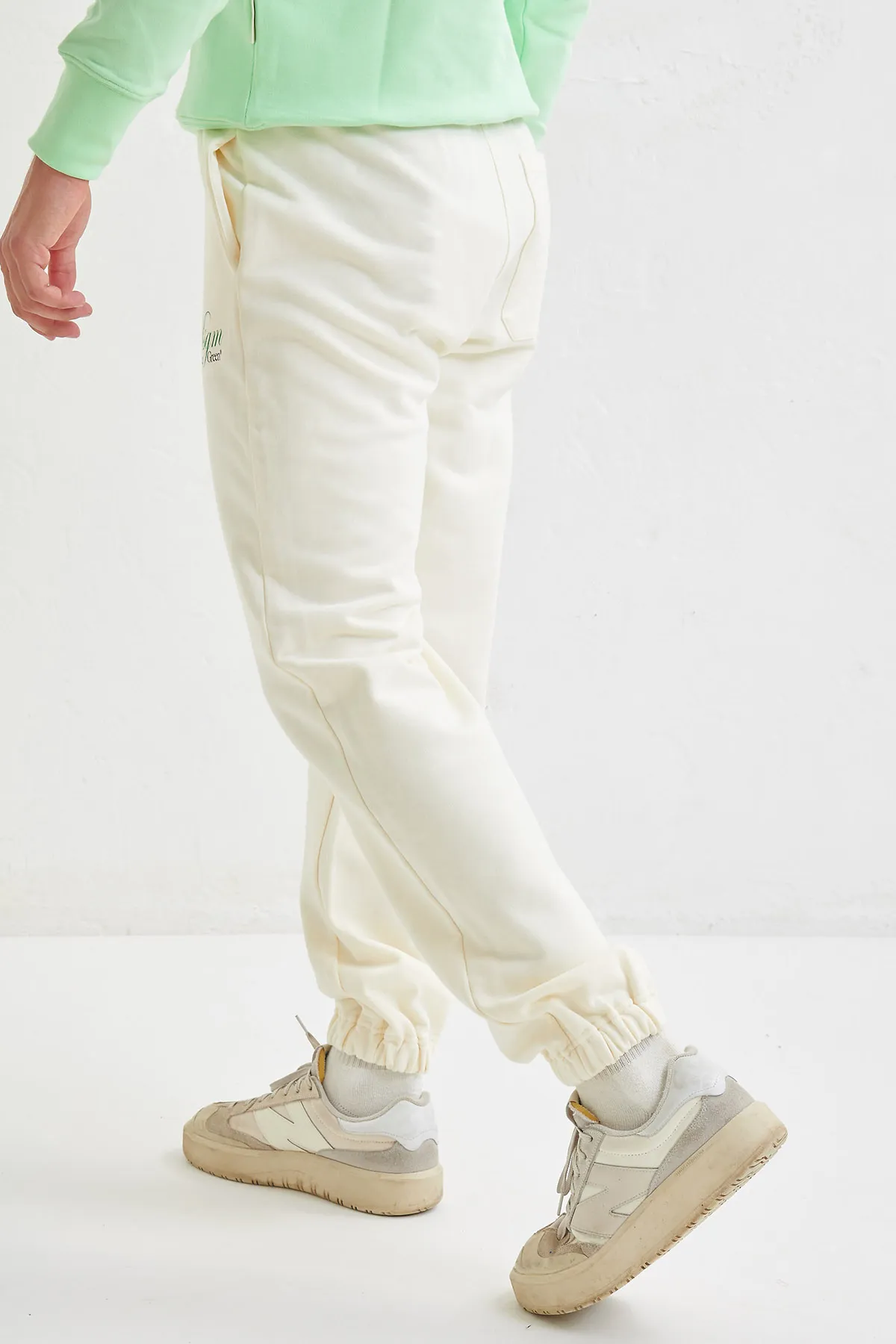 MSGM Pantalone di felpa della Capsule ” Fantastic Green”