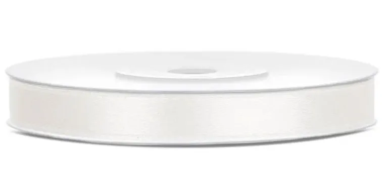 Nastro regalo bianco 25m x 6mm