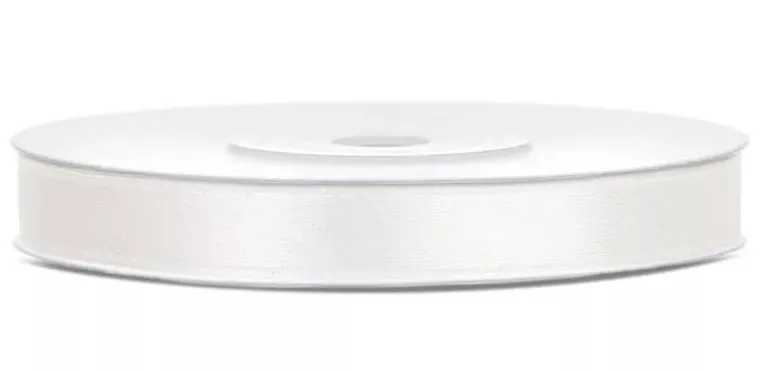 Nastro regalo bianco 25m x 6mm