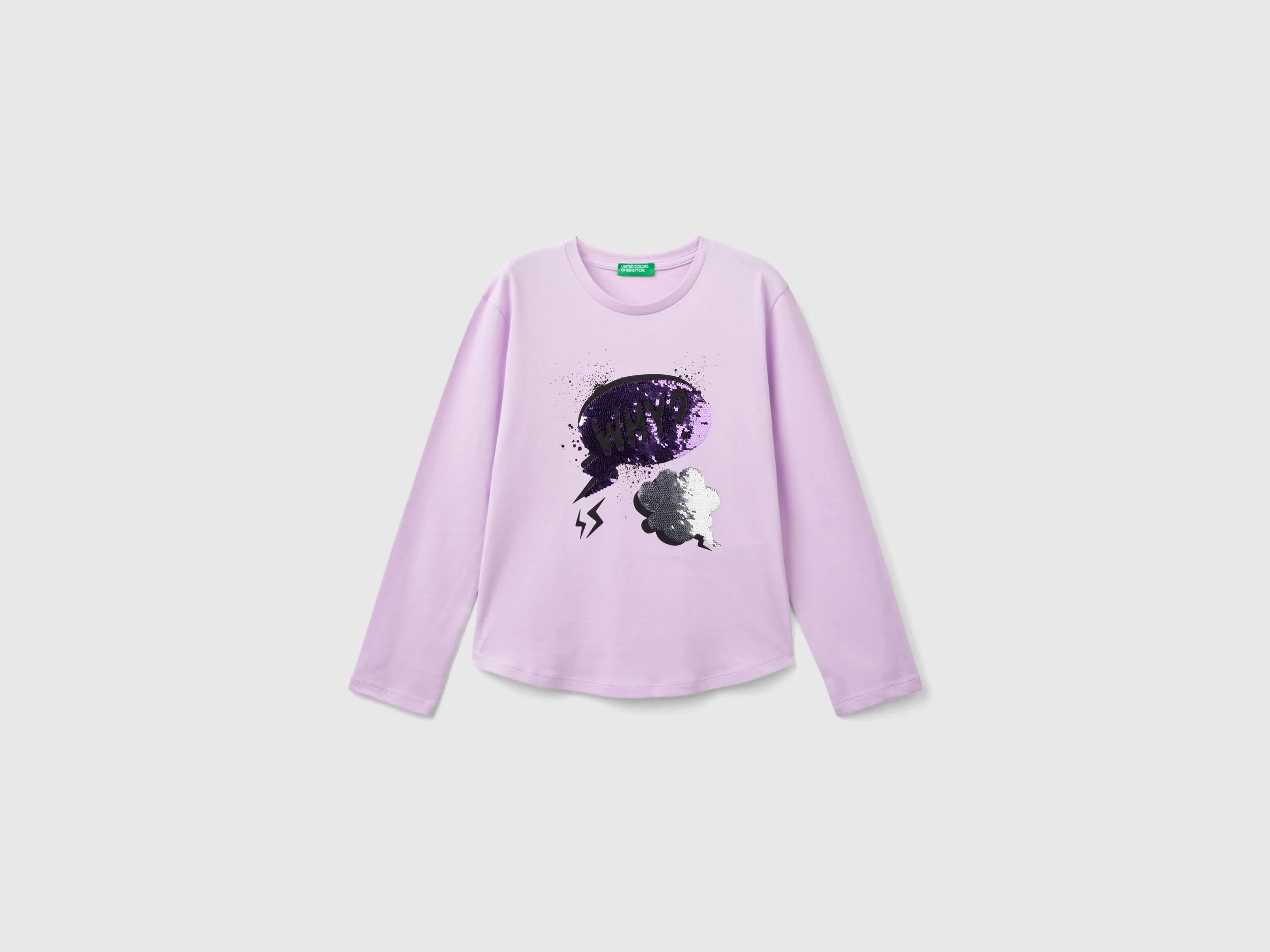 Nuovi arrivi Maglietta con paillettes in cotone bio