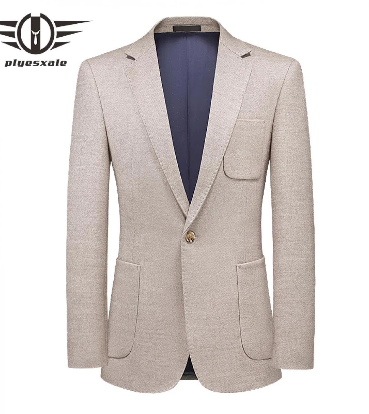 Nuovi blazer autunno inverno uomo slim fit blazer in lana spessa giacca da uomo blazer casual da uomo Q1314
