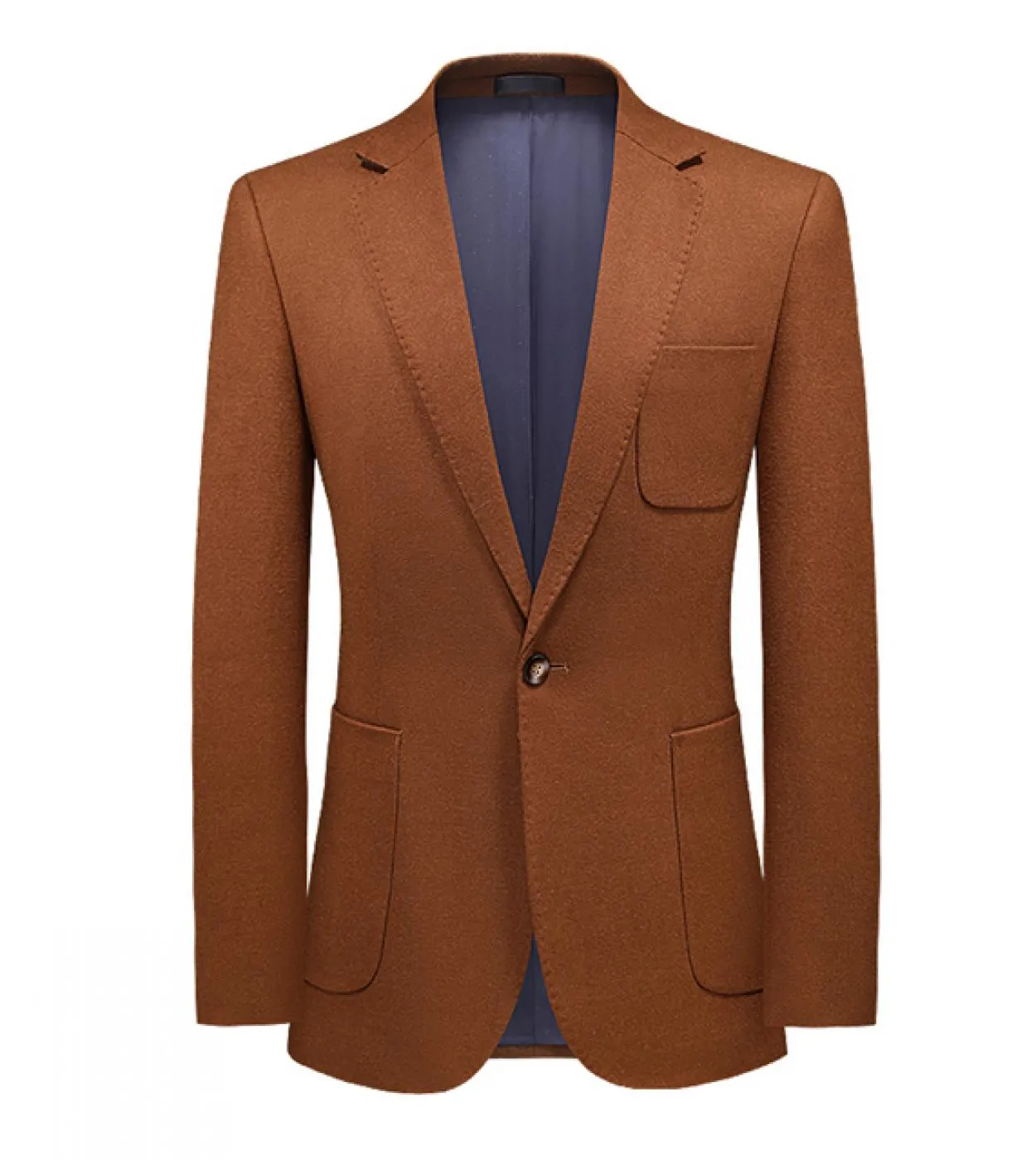 Nuovi blazer autunno inverno uomo slim fit blazer in lana spessa giacca da uomo blazer casual da uomo Q1314