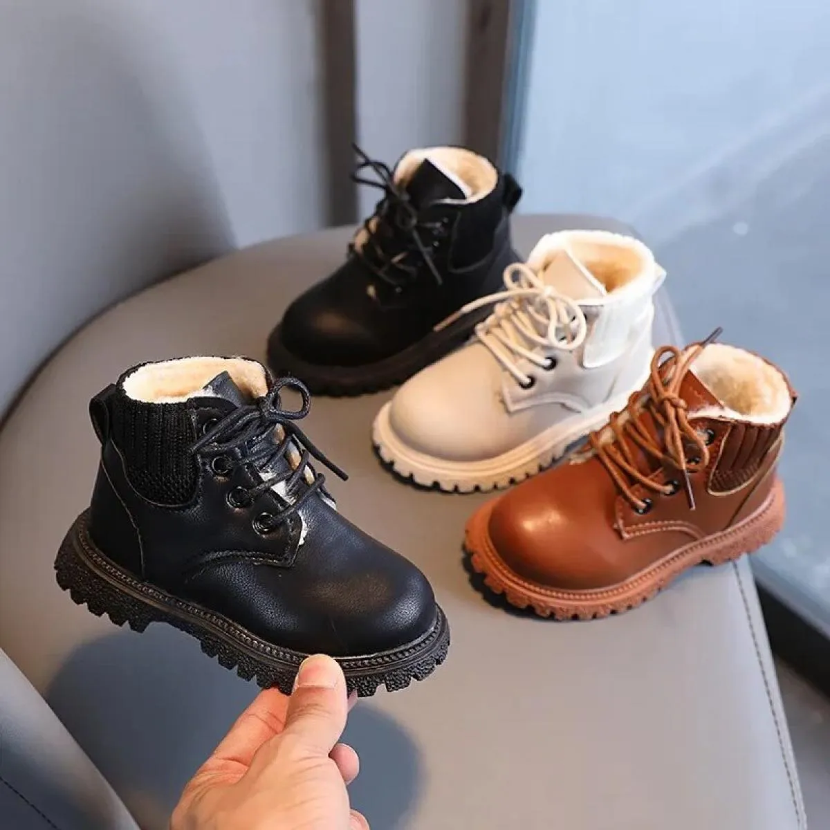 Nuovi stivali da neve per bambini stivali da marea per bambini 2024 autunno inverno stivali caldi ragazzi ragazze piccoli bambin